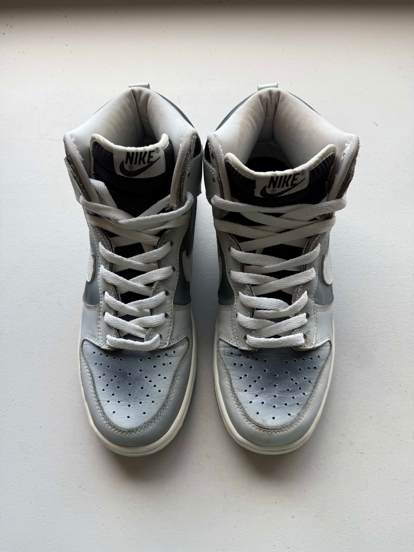 Size 9 Preowned Nike Dunk High Haze