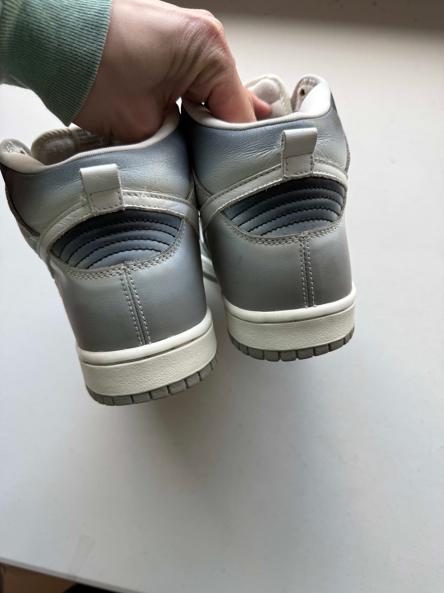Size 9 Preowned Nike Dunk High Haze