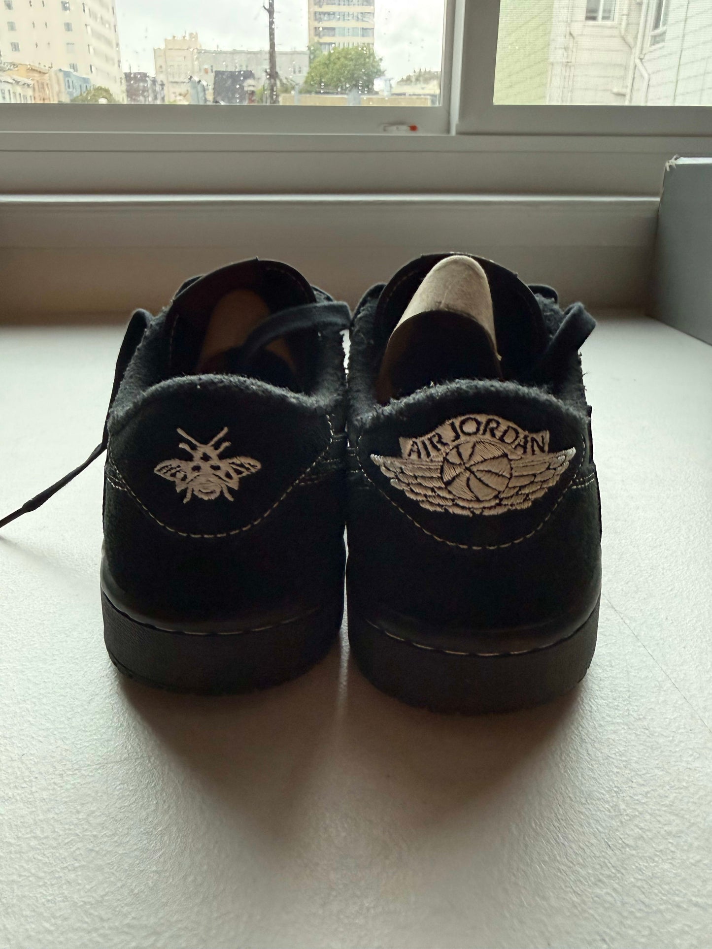 Size 9 Preowned Jordan 1 Retro Low OG SP Travis Scott Black Phantom