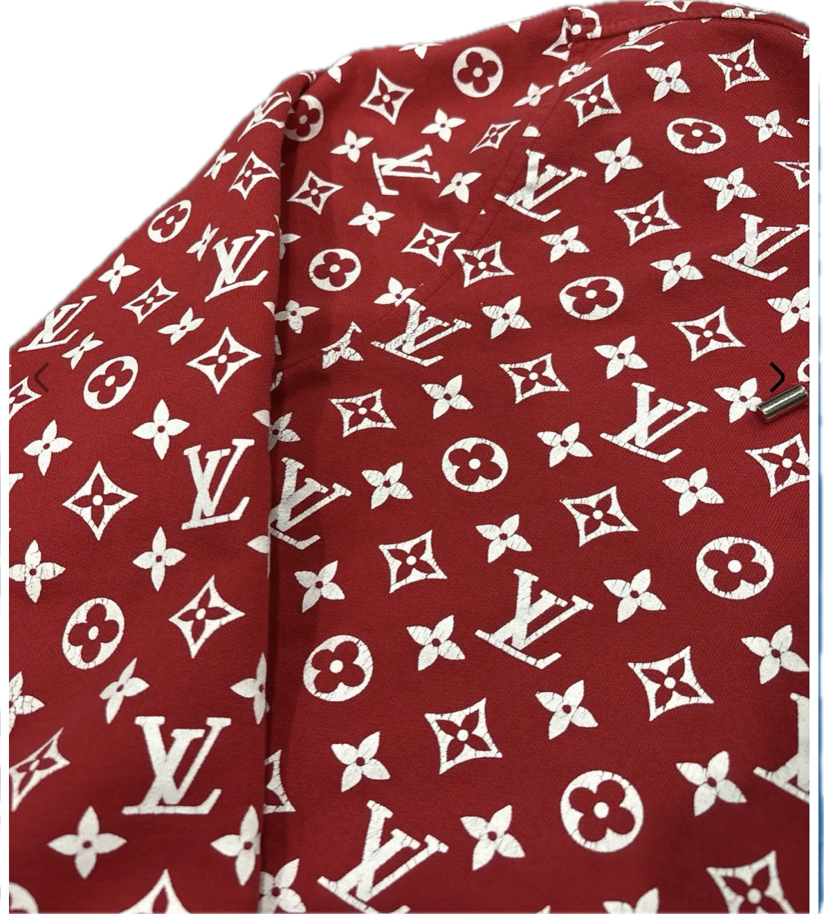 Supreme x Louis Vuitton Box Logo Hoodie Red