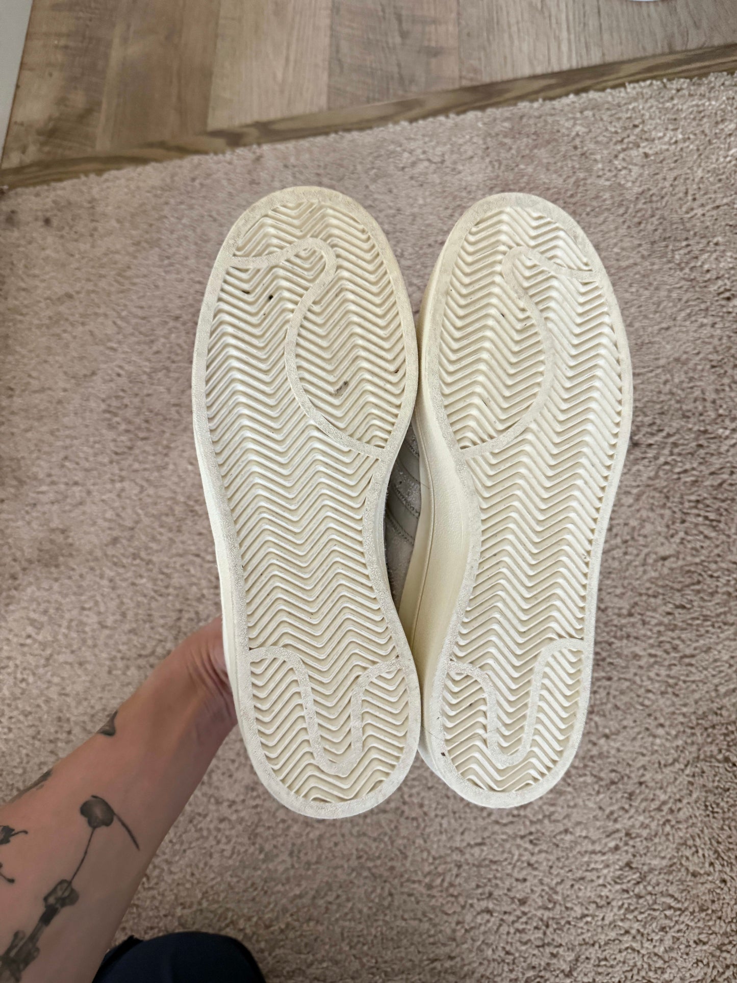 Size 9 Preowned adidas Campus Light Bad Bunny Cream