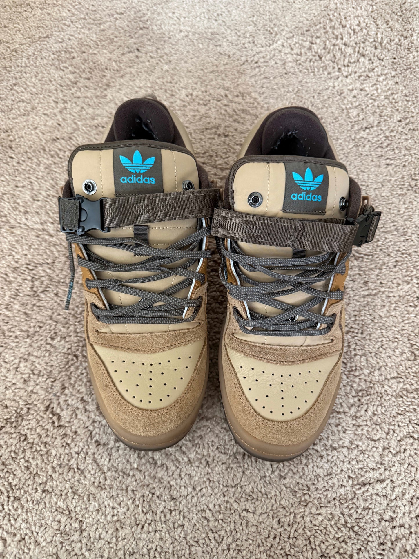 Size 9 Preowned adidas Forum Low Bad Bunny