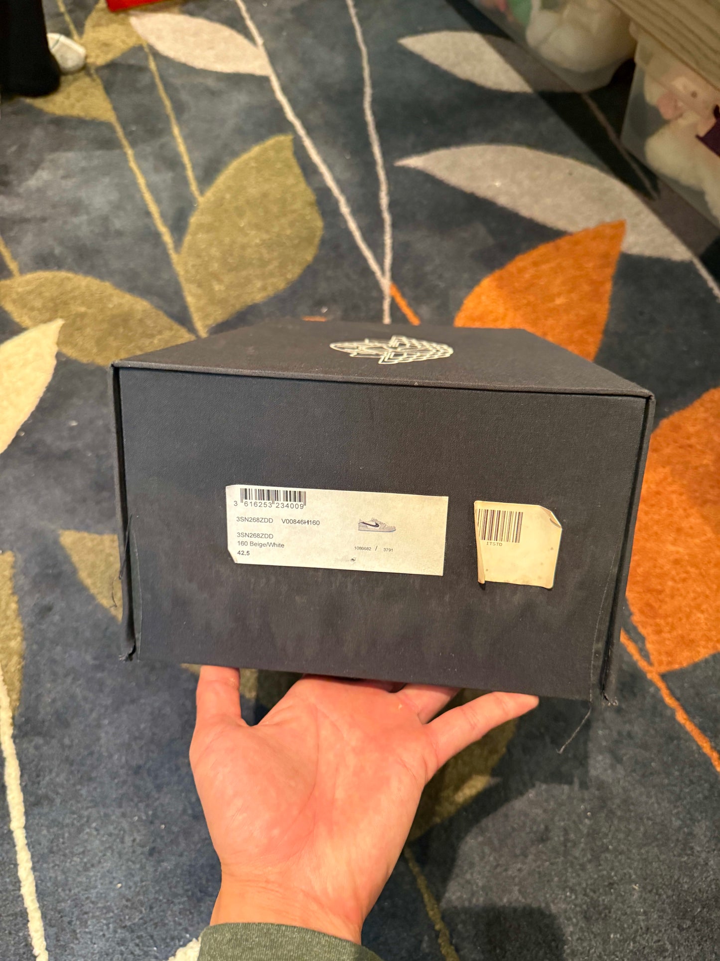 Size 9 Preowned Jordan 1 Retro Low Dior