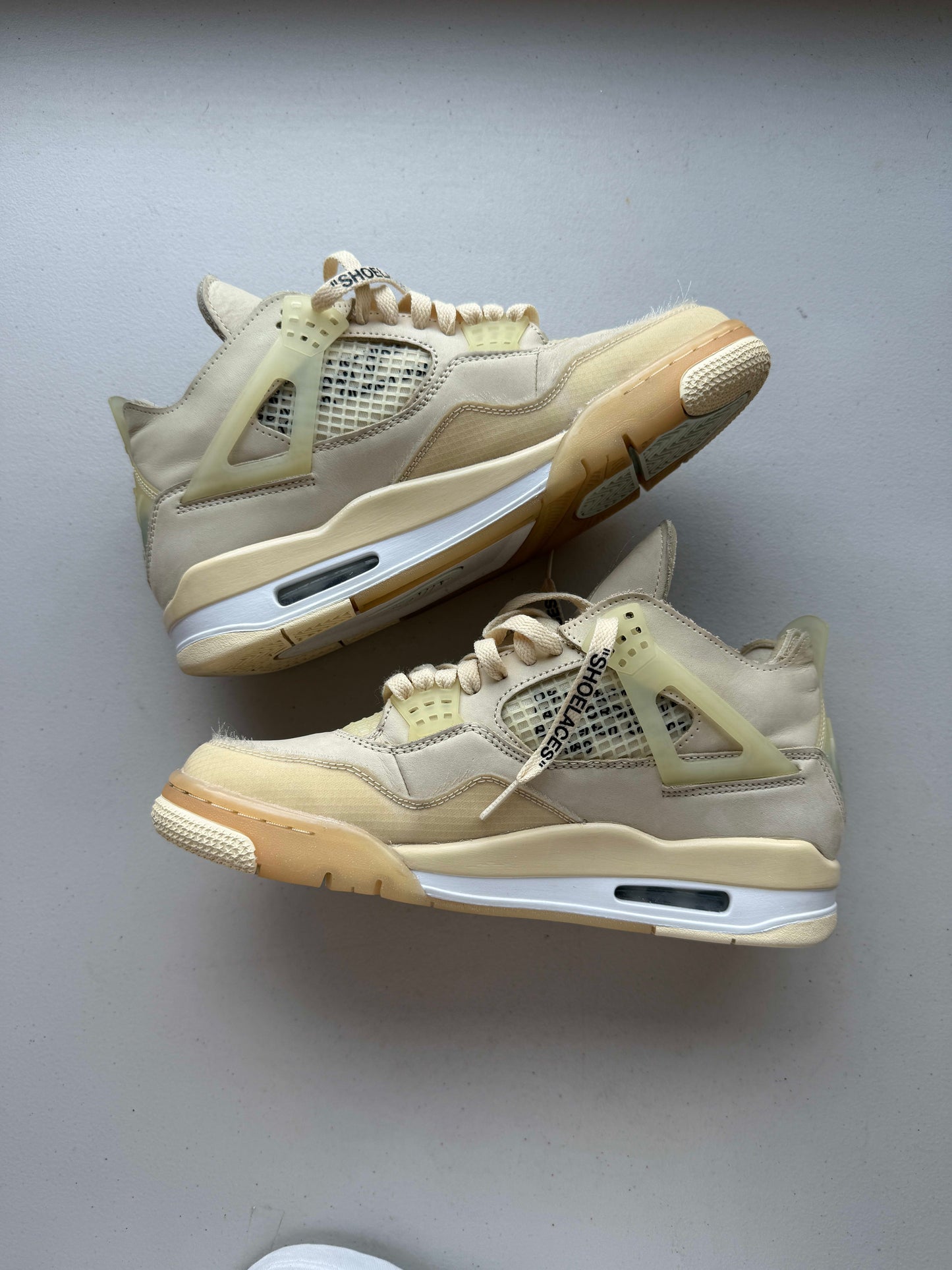 Size 10.5W VNDS Jordan 4 Retro Off-White Sail (Women's)