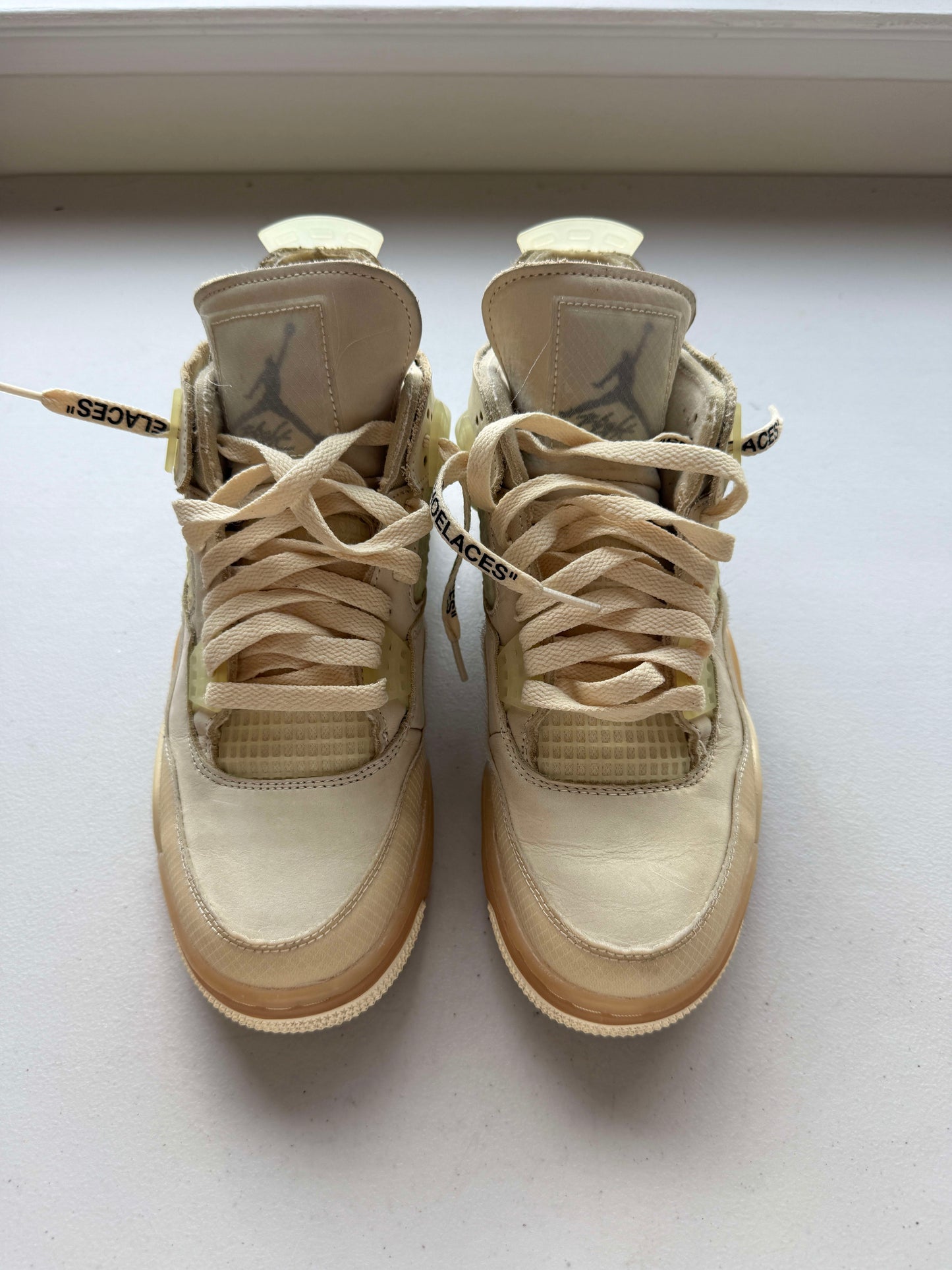 Size 10.5W VNDS Jordan 4 Retro Off-White Sail (Women's)