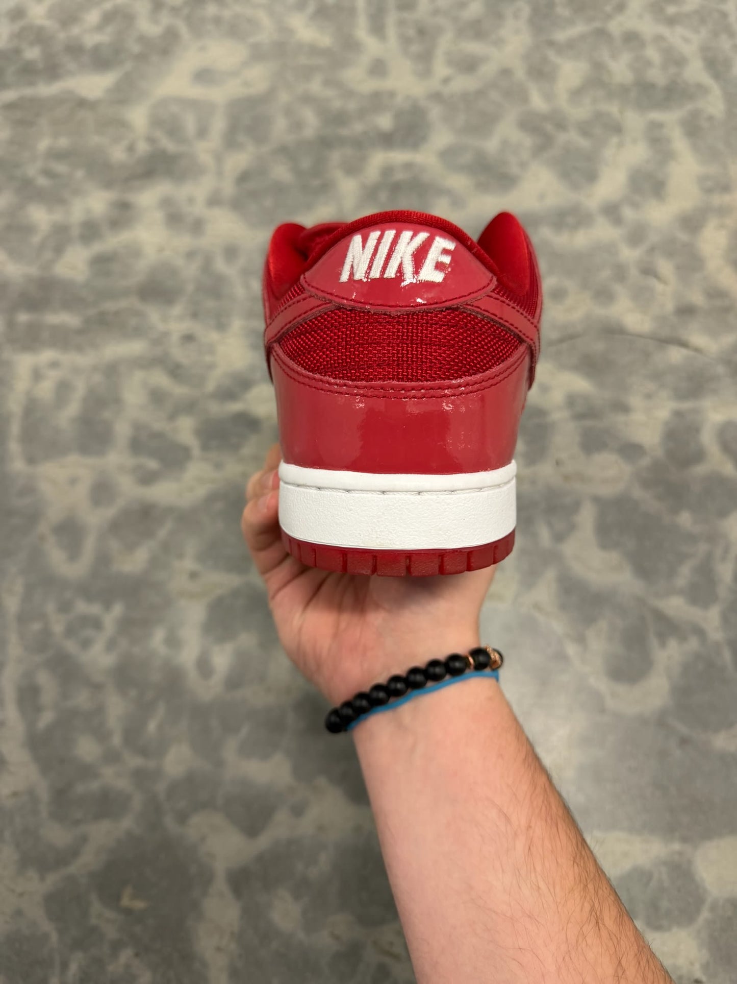 HY2923 Nike SB Dunk Low Red Patent Leather