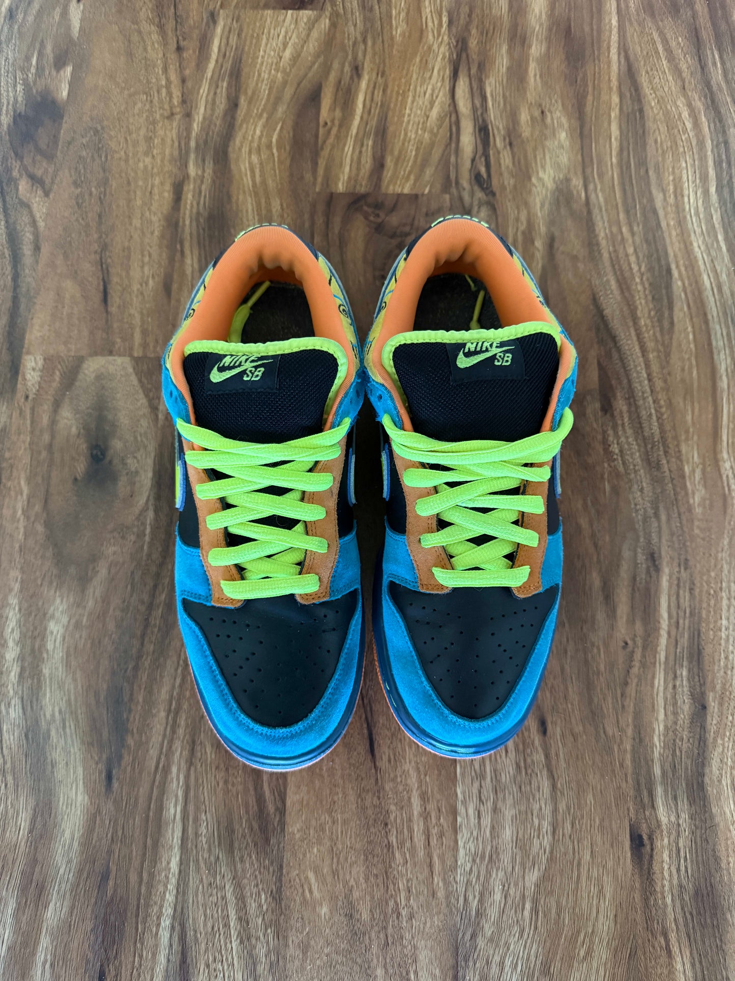 Size 9 Preowned (NB) Nike SB Dunk Low Skate or Die