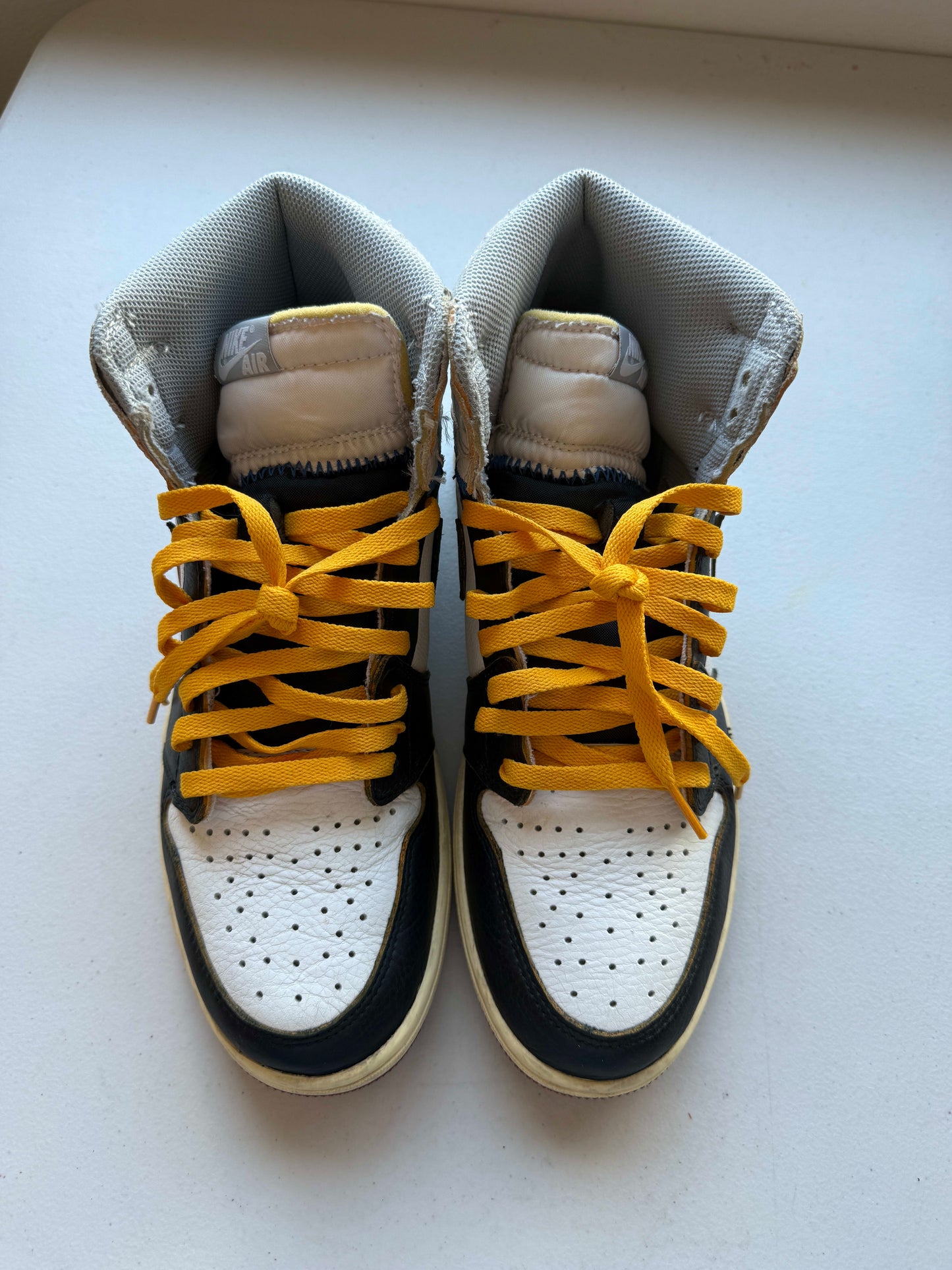 Size 10.5 Preowned Jordan 1 Retro High Union Los Angeles Black Toe