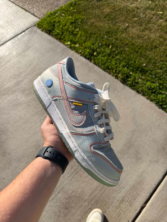 Size 12 preowned Nike Dunk Low Union Passport Pack Argon