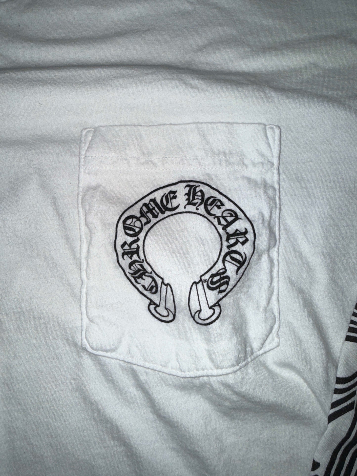 Chrome Hearts Floral Horseshoe L/S T-shirt White