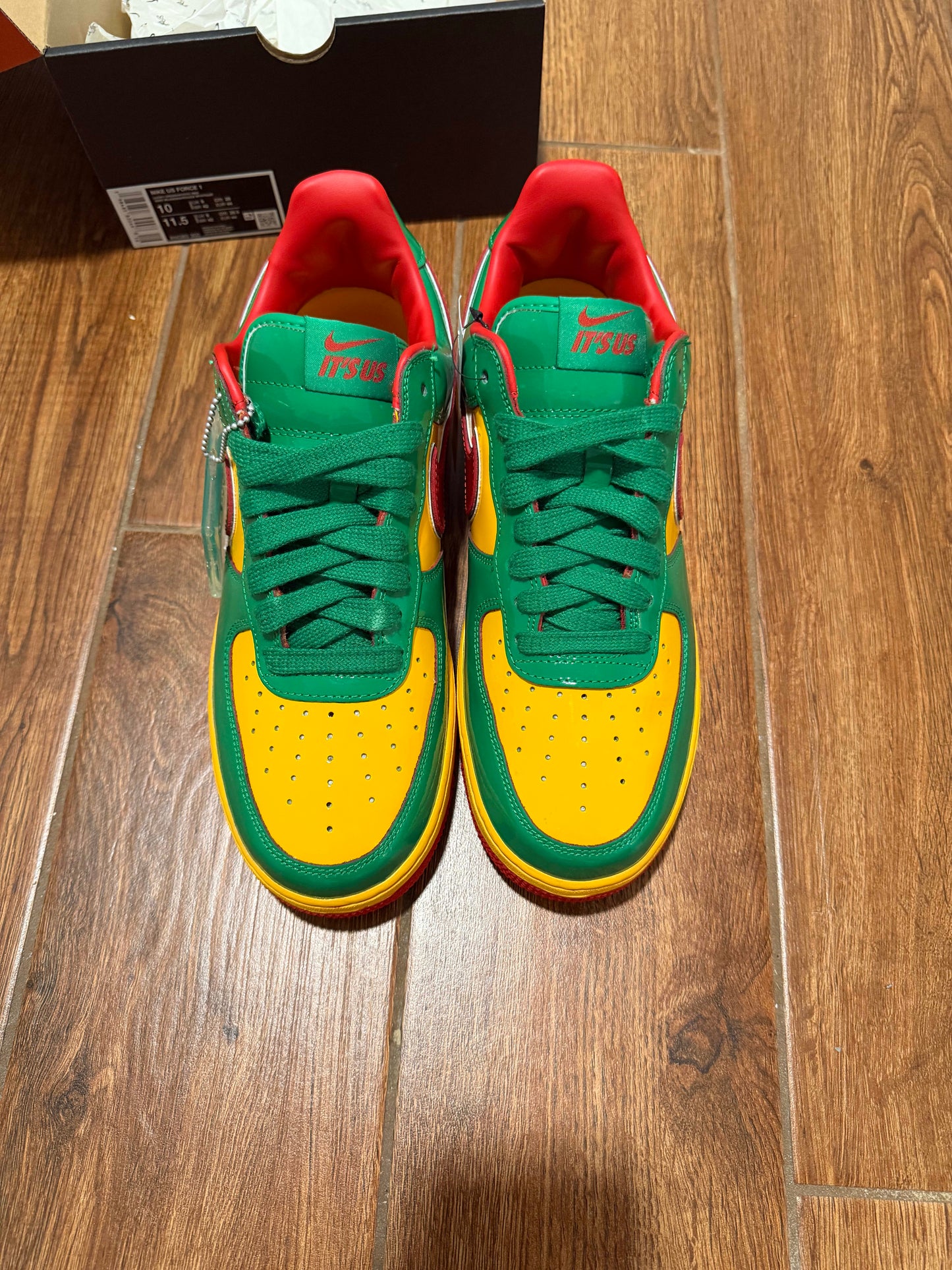 HY3197 Nike Air Force 1 Low Lil Yachty Concrete Boys Lucky Green