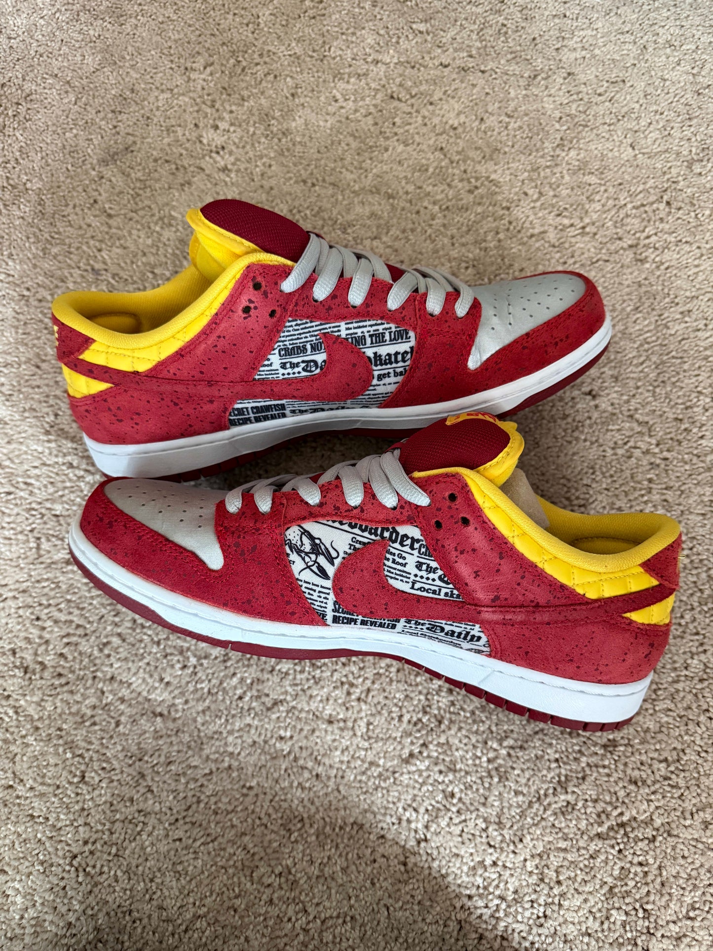 Size 11.5 VNDS Nike SB Dunk Low Rukus Crawfish
