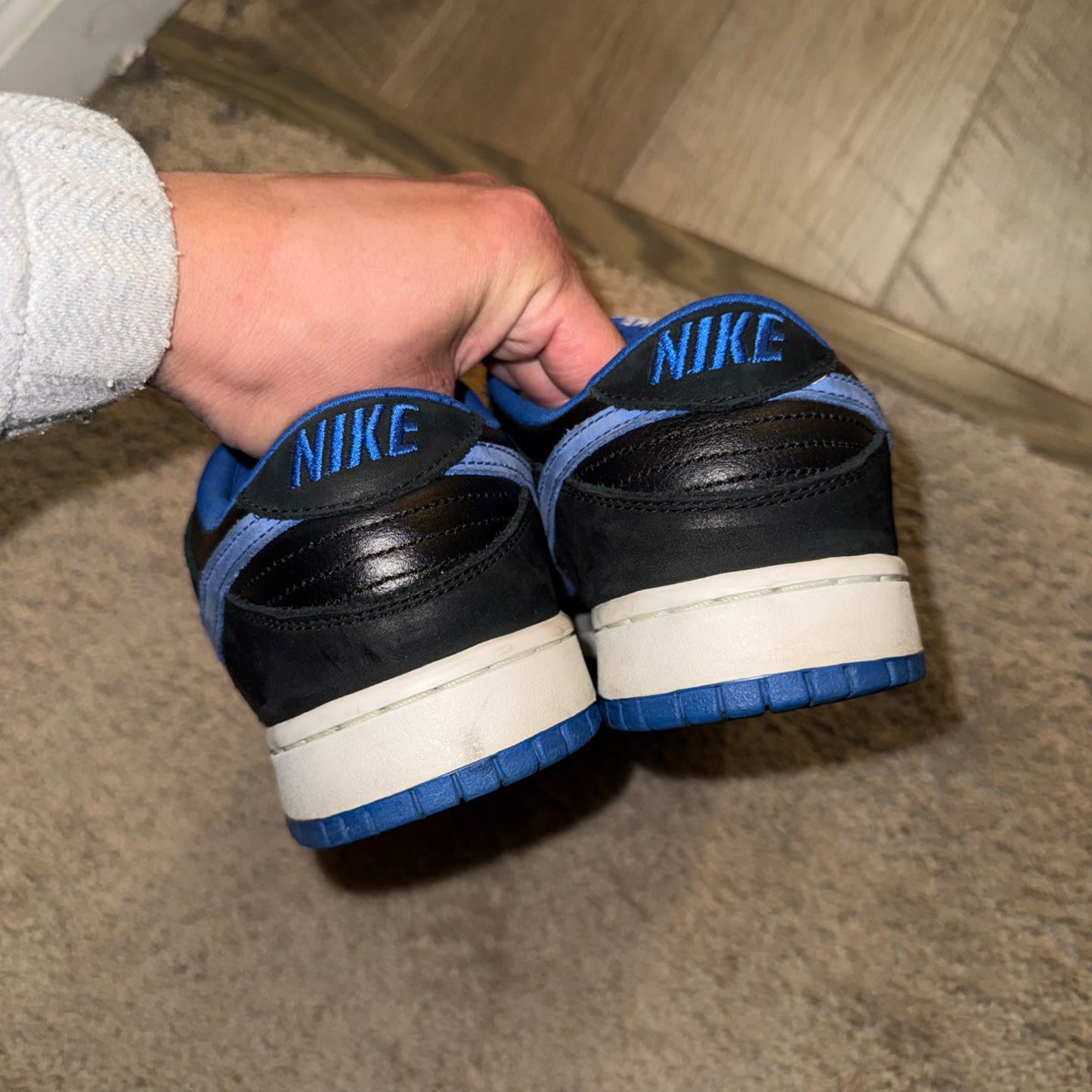 Size 9 Preowned Nike SB Dunk Low J Pack Royal