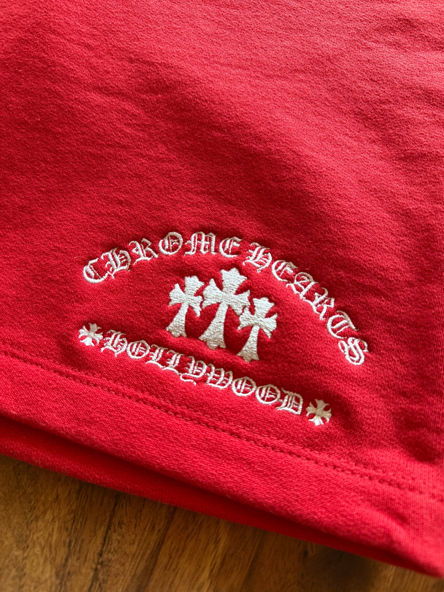 Chrome Hearts Triple Cross Embroidered Sweat Shorts