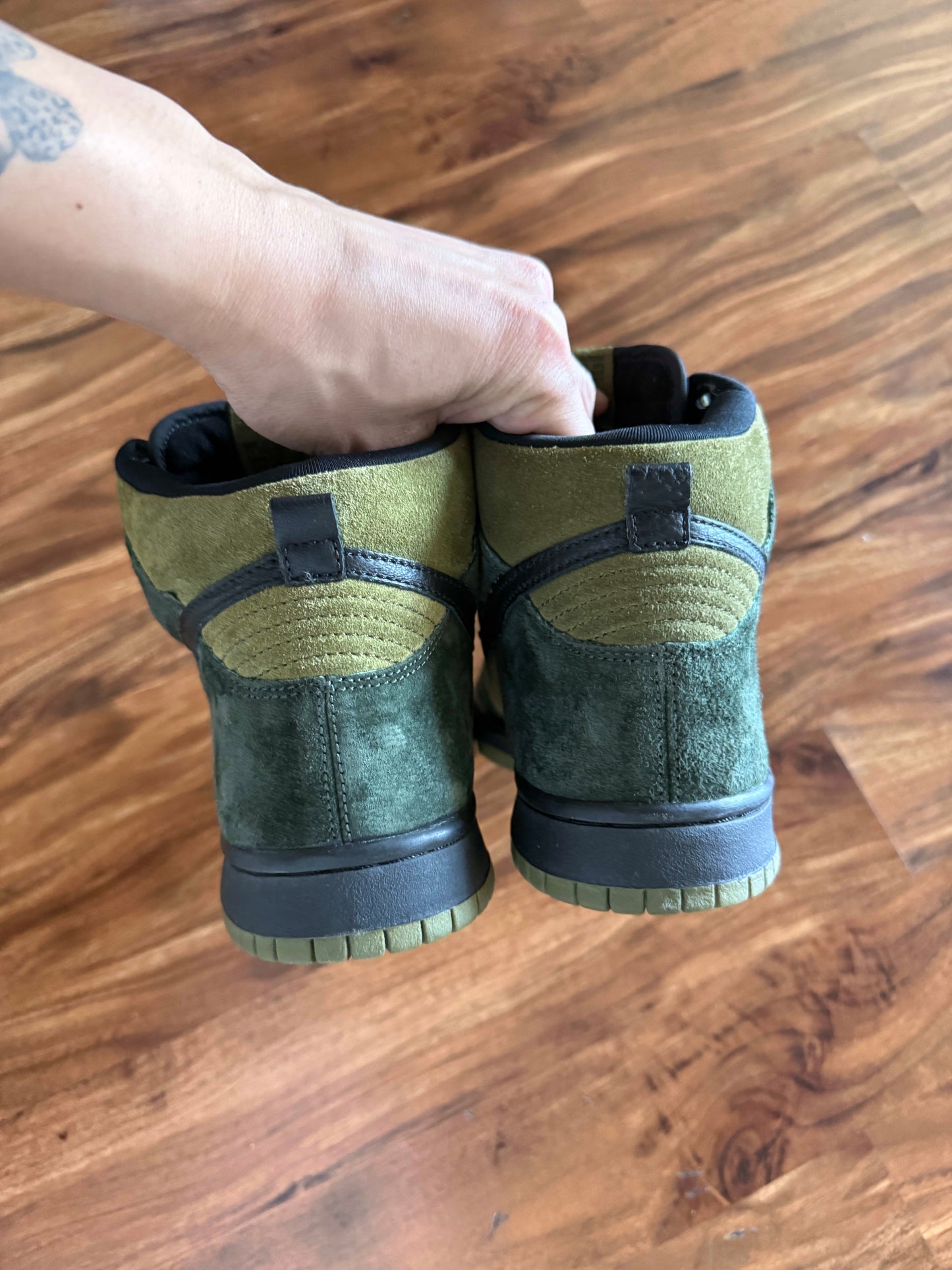 Size 10 VNDS Nike SB Dunk High Hulk