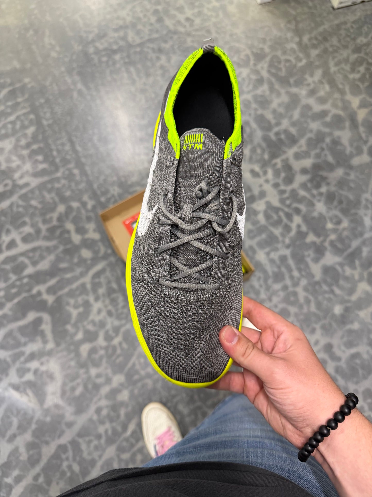 HY3225 Nike Lunar Flyknit HTM NRG ‘Grey Volt’