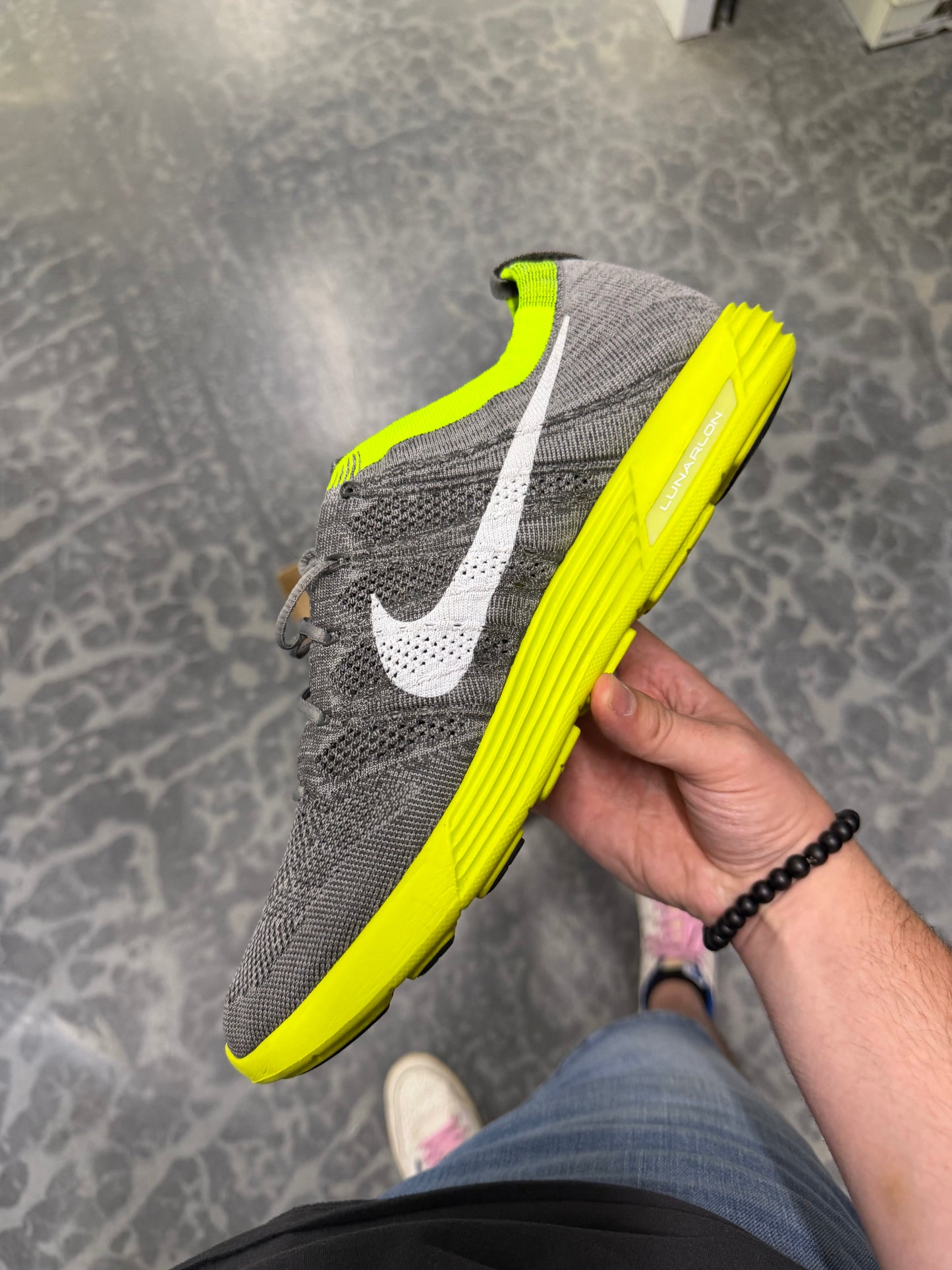 HY3225 Nike Lunar Flyknit HTM NRG ‘Grey Volt’