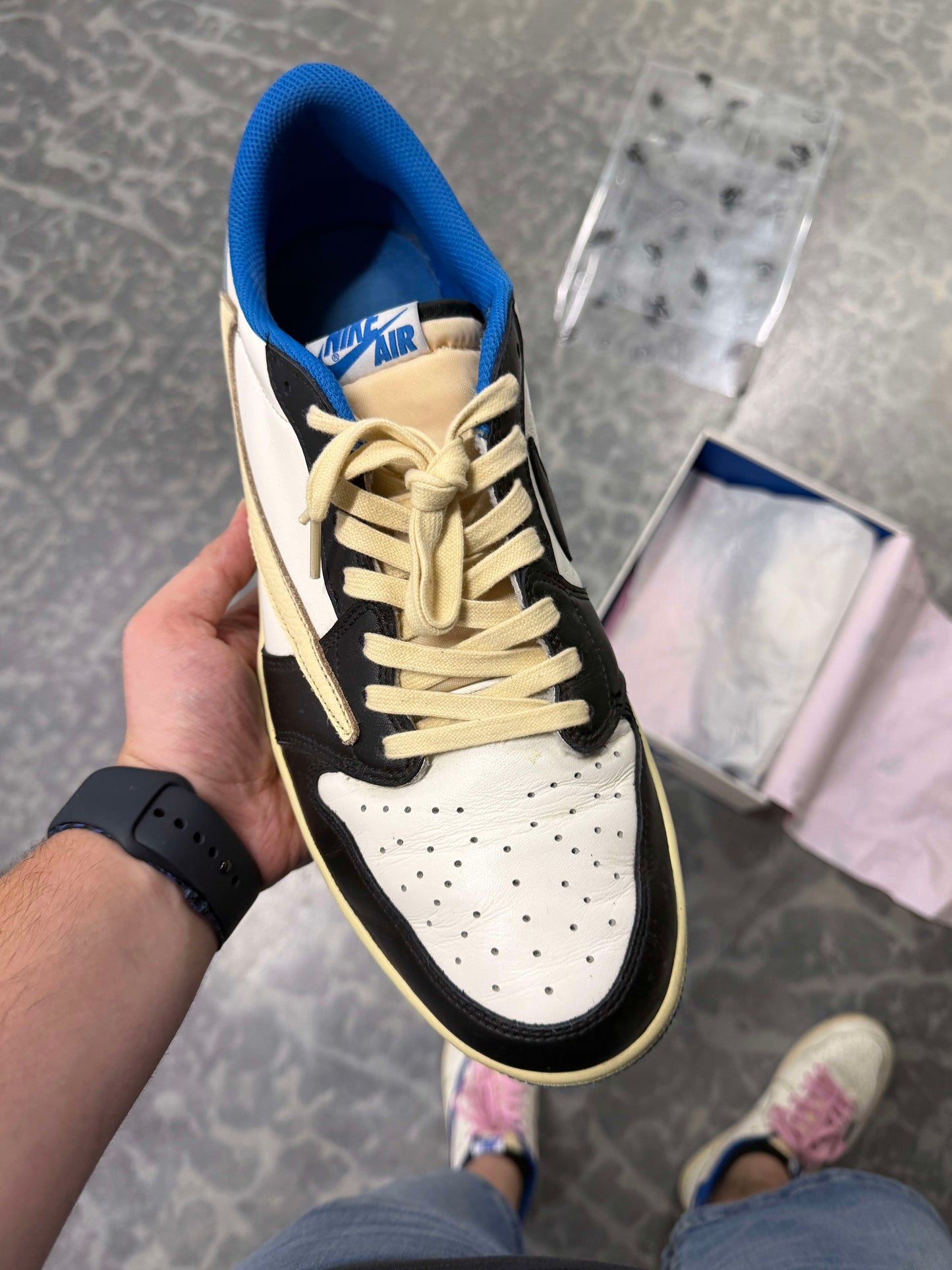 HY94 Jordan 1 Retro Low OG SP Fragment x Travis Scott