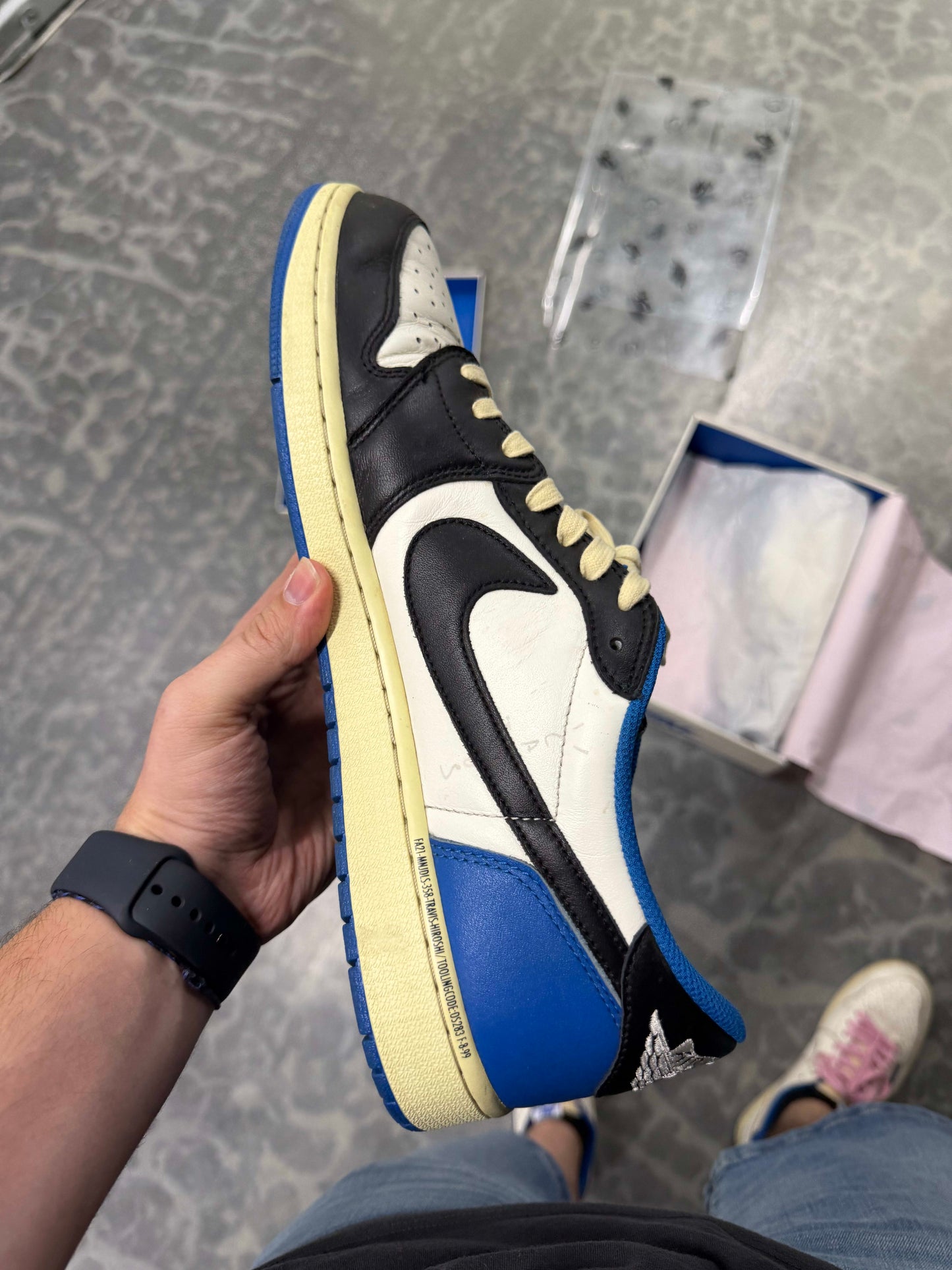 HY94 Jordan 1 Retro Low OG SP Fragment x Travis Scott
