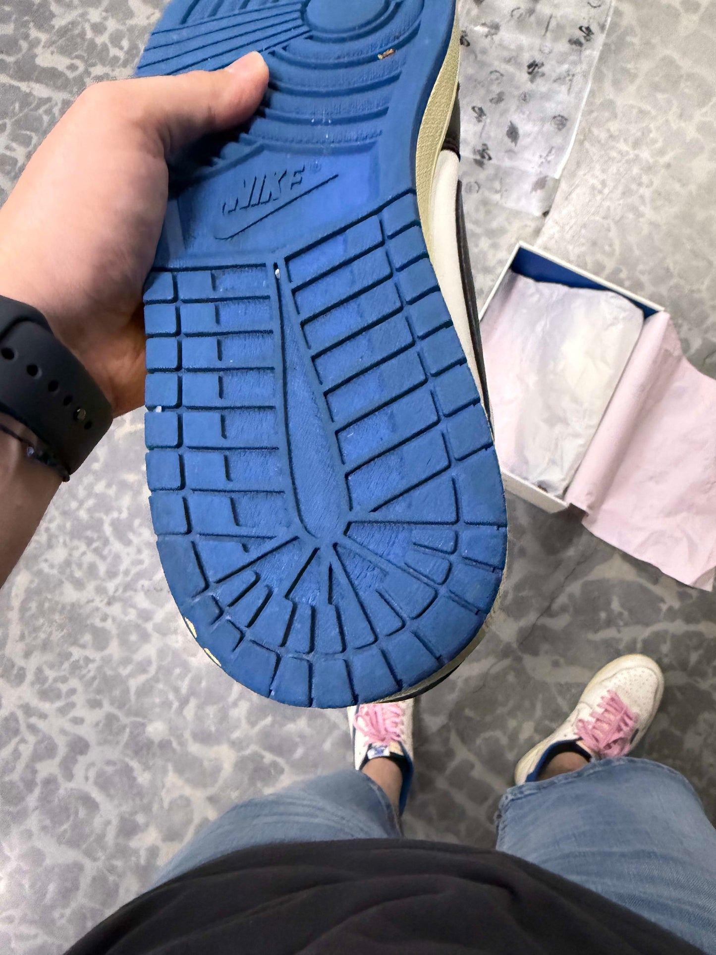 HY94 Jordan 1 Retro Low OG SP Fragment x Travis Scott