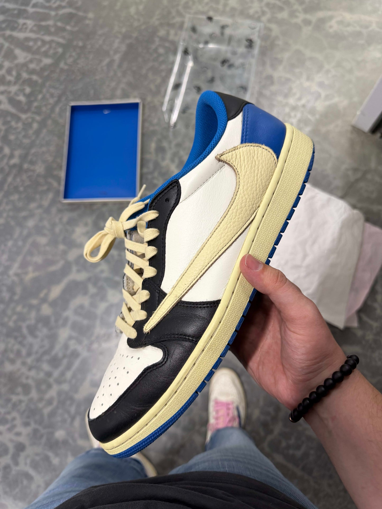 HY94 Jordan 1 Retro Low OG SP Fragment x Travis Scott