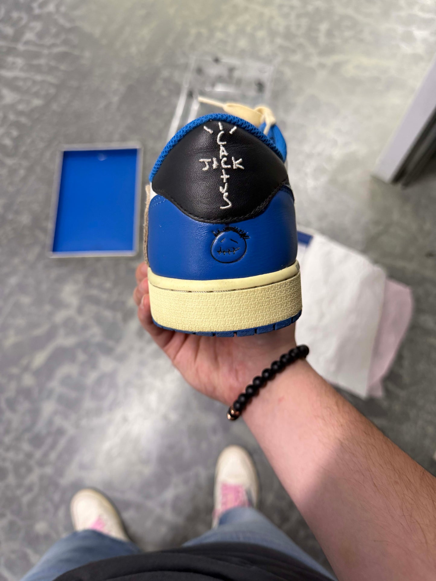 HY94 Jordan 1 Retro Low OG SP Fragment x Travis Scott