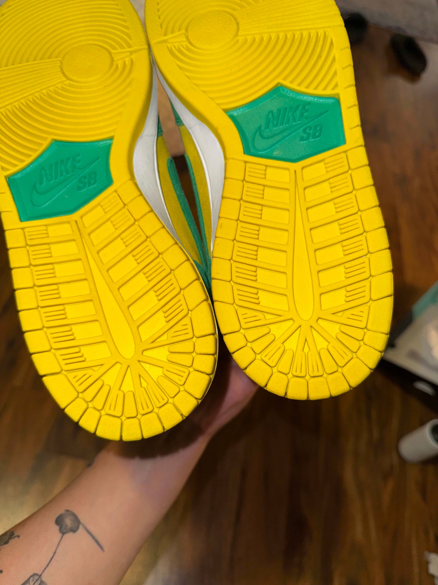 HY3267 Nike SB Dunk High Oakland Athletics (Special Box)