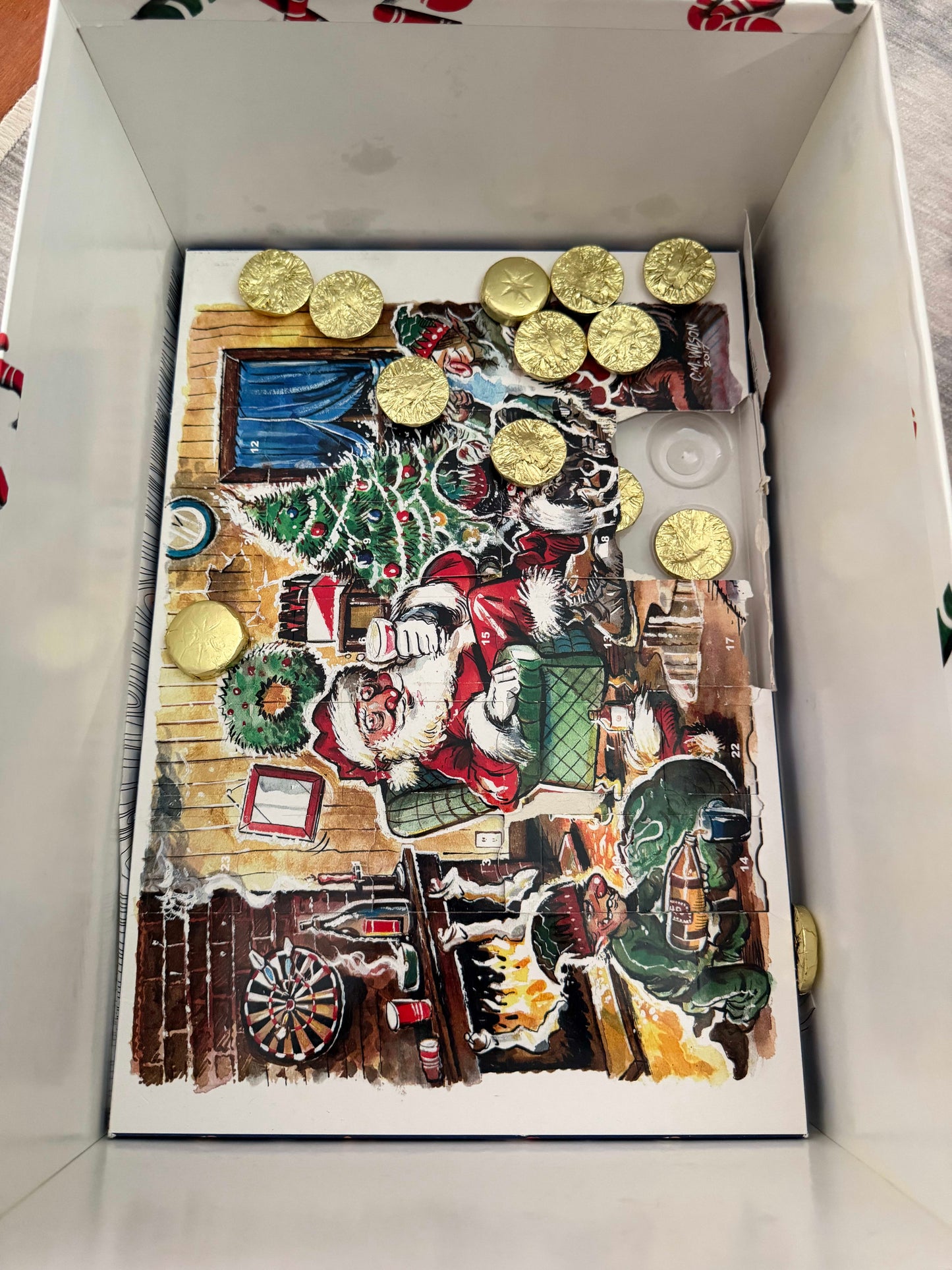 HY3325 Nike SB Dunk High Concepts Ugly Christmas Sweater (Special Box) (2017)