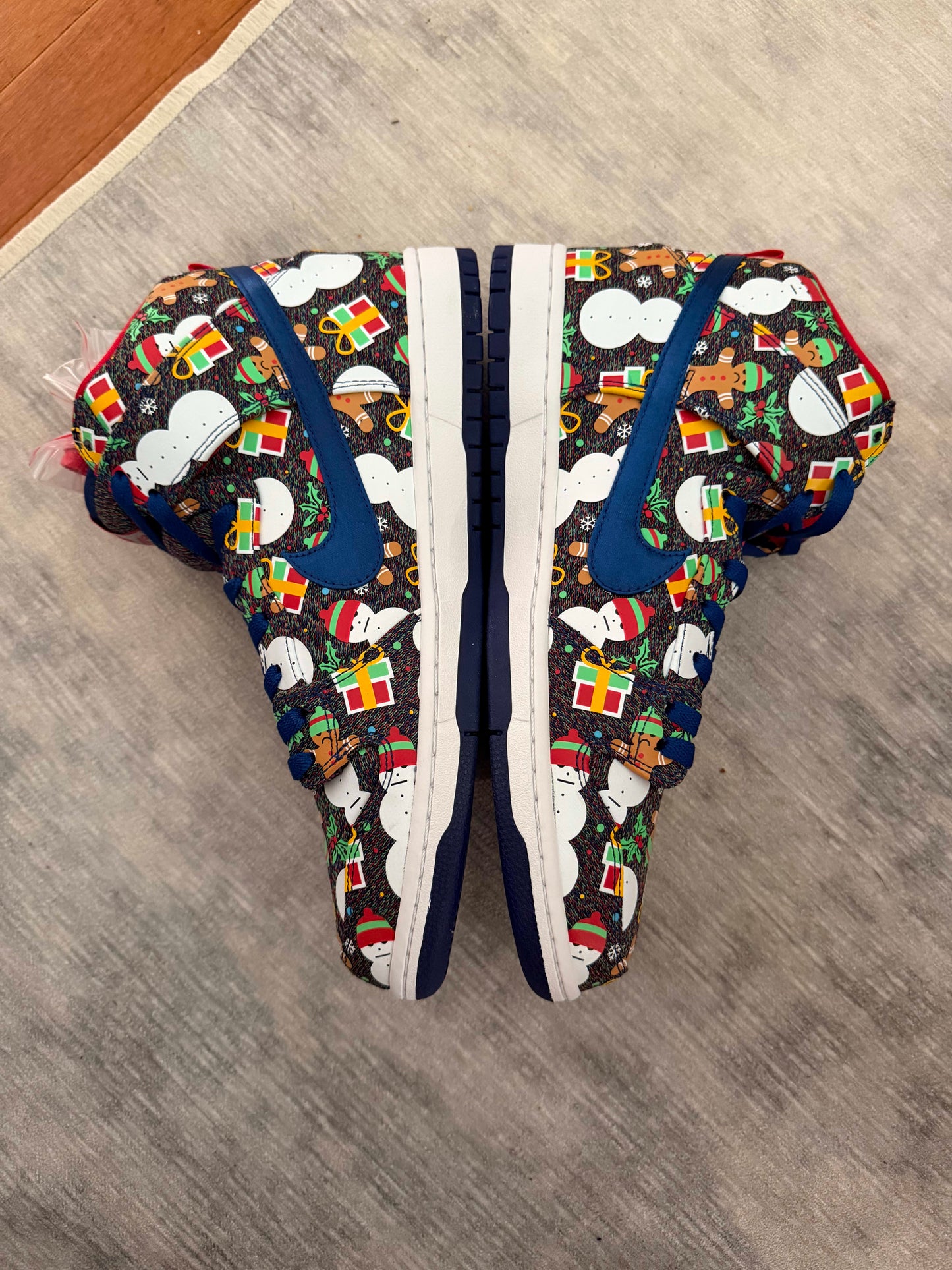 HY3325 Nike SB Dunk High Concepts Ugly Christmas Sweater (Special Box) (2017)