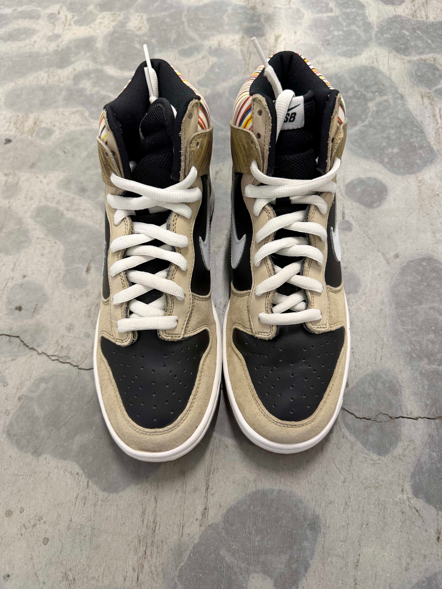 HY3104 Size 9.5 Preowned (NB) Nike SB Dunk High Paul Ulrich