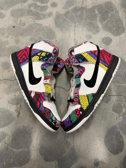 [HY1504] Size 11 Preowned Nike SB Dunk High Huxtable