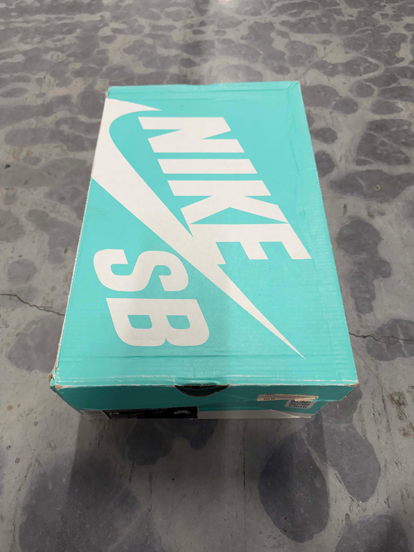 HY1077 Size 14 Preowned Nike SB Dunk Low White Ice