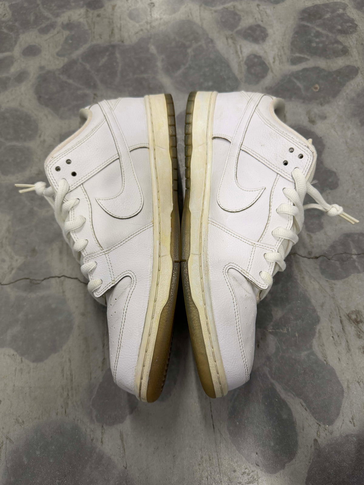 [HY1077] Size 14 Preowned Nike SB Dunk Low White Ice