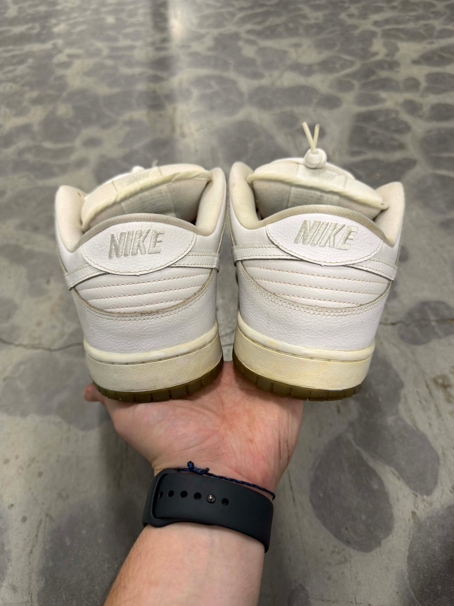 HY1077 Size 14 Preowned Nike SB Dunk Low White Ice