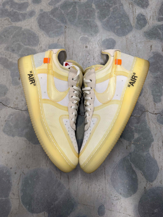 HY1617 Size 11.5 Preowned Nike Air Force 1 Low Off-White