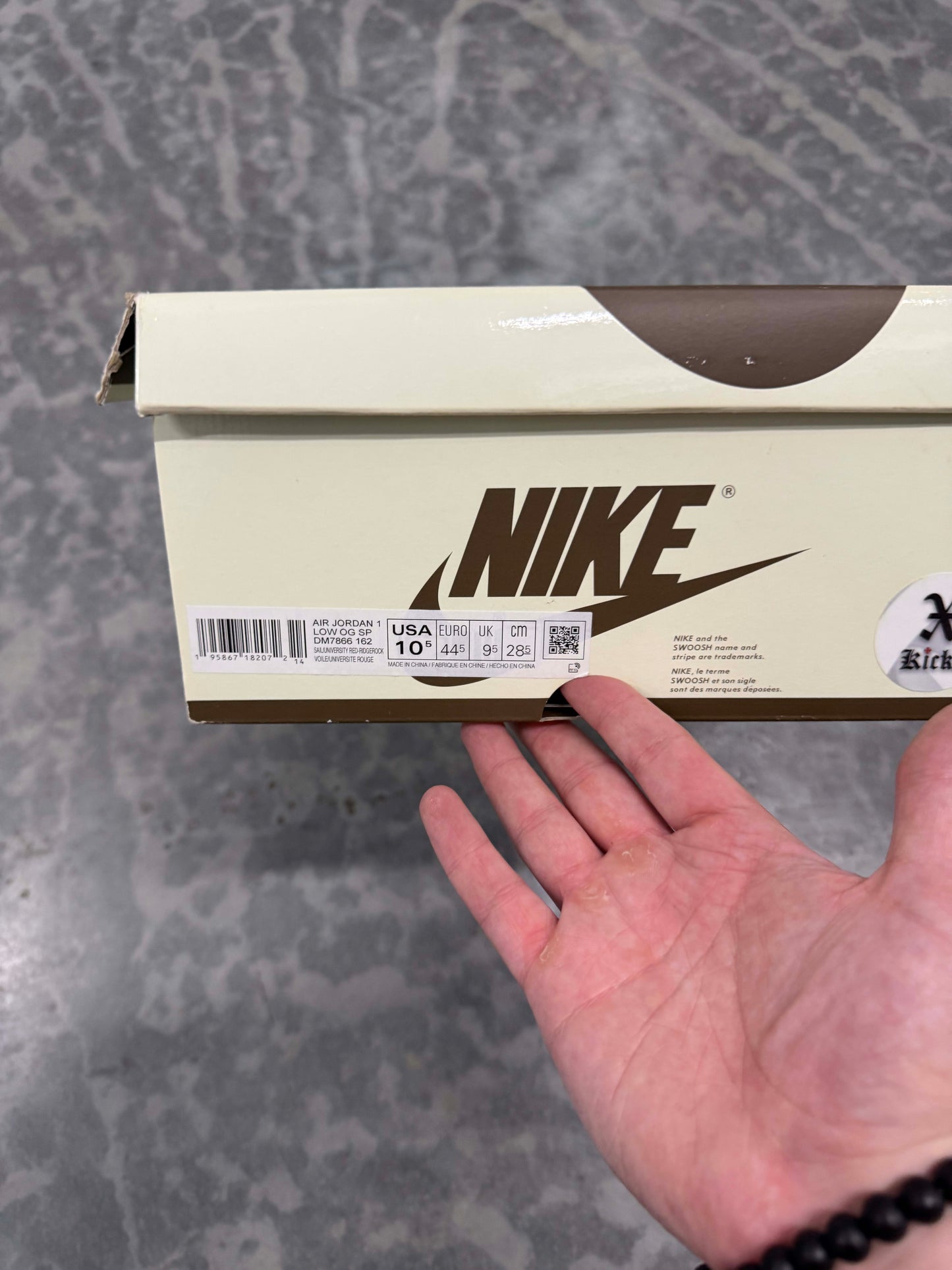 HY226 Jordan 1 Retro Low OG SP Travis Scott Reverse Mocha