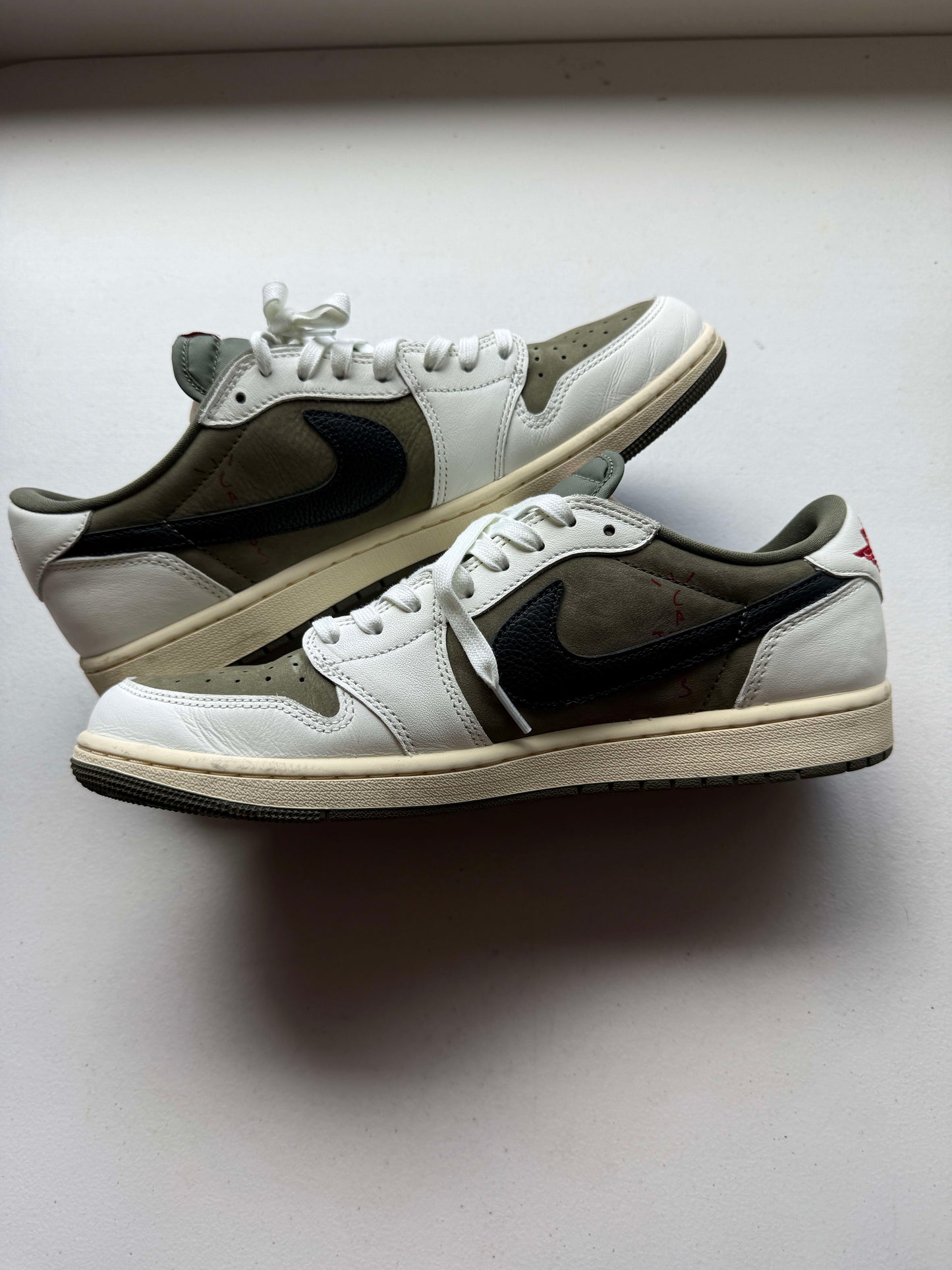 [HY3266] Jordan 1 Retro Low OG SP Travis Scott Medium Olive