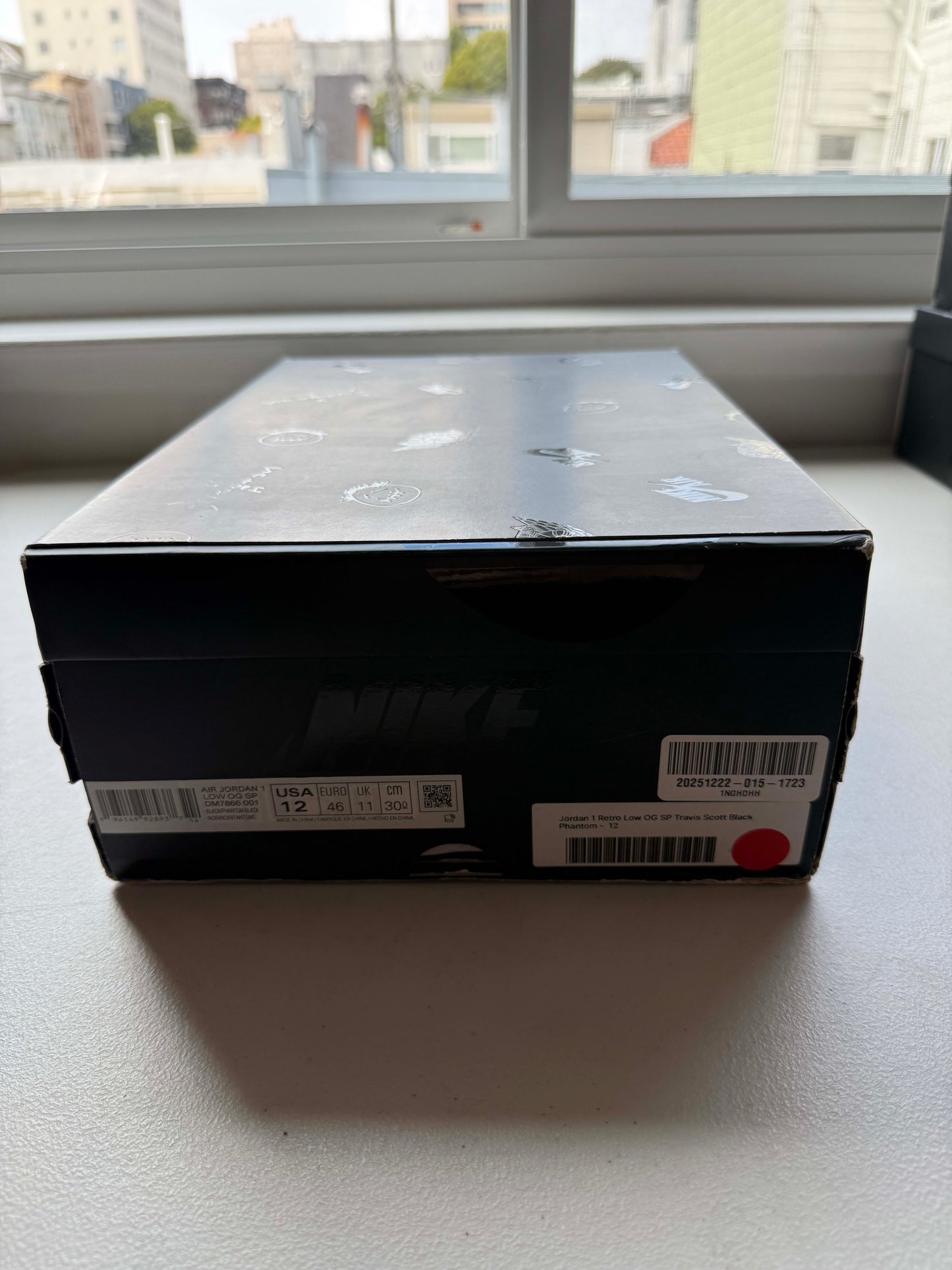 HY2834 Jordan 1 Retro Low OG SP Travis Scott Black Phantom