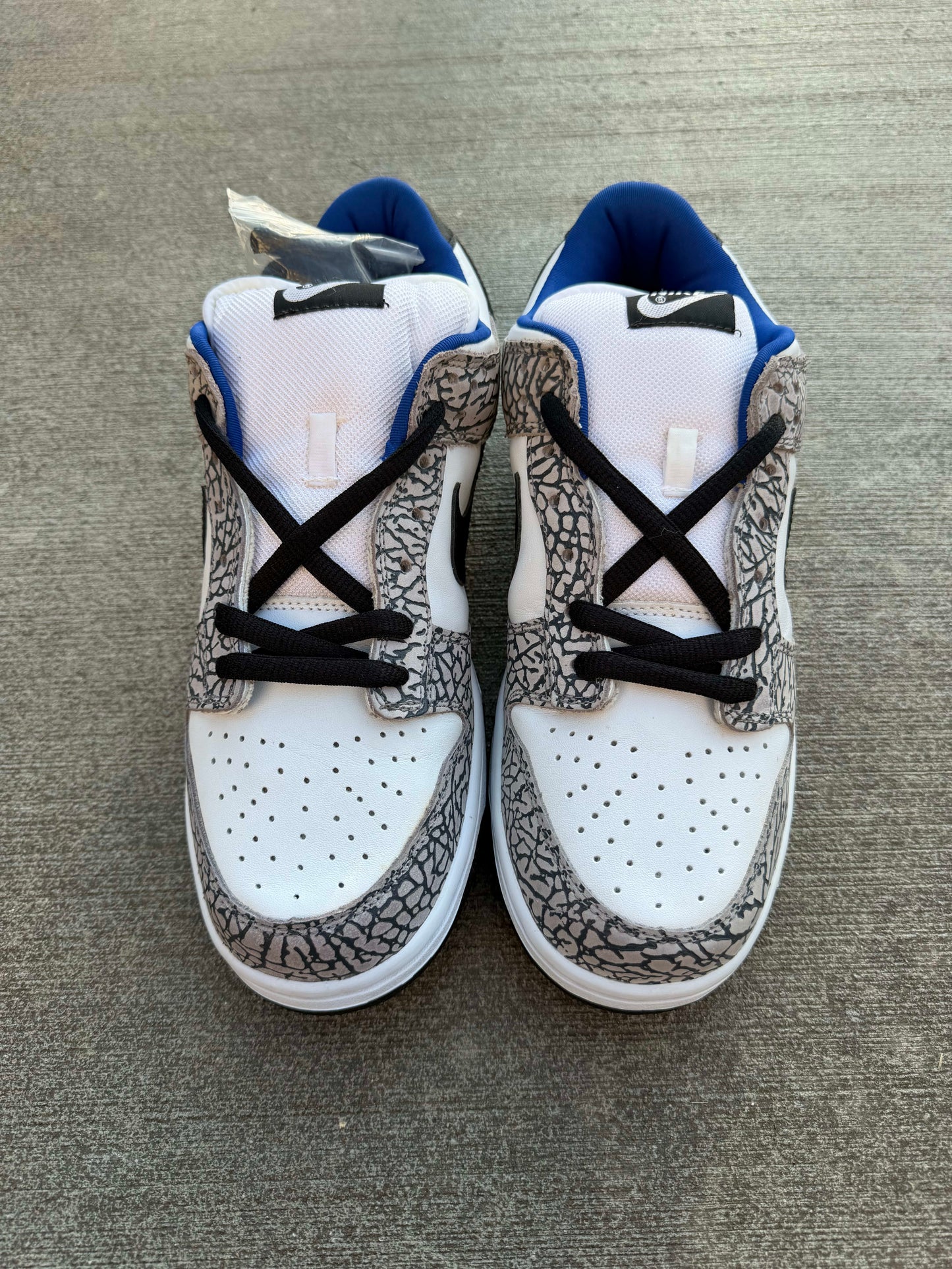 HY3331 Nike SB Dunk Low Supreme White Cement (2002)