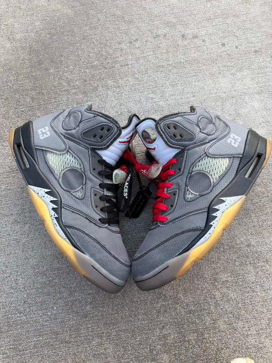 [HY3343] Jordan 5 Retro Off-White Muslin