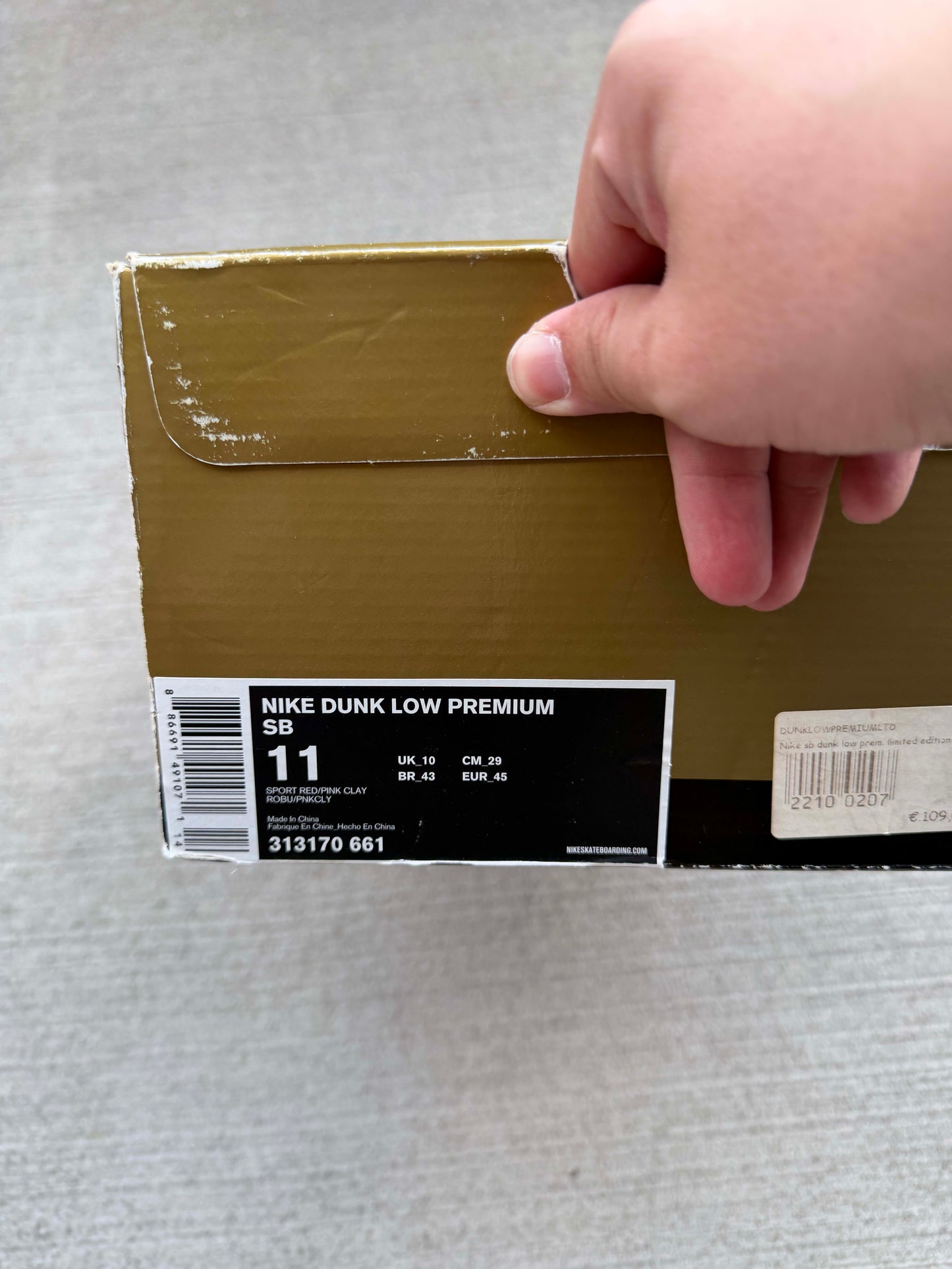 HY3356 Nike SB Dunk Low Concepts Red Lobster