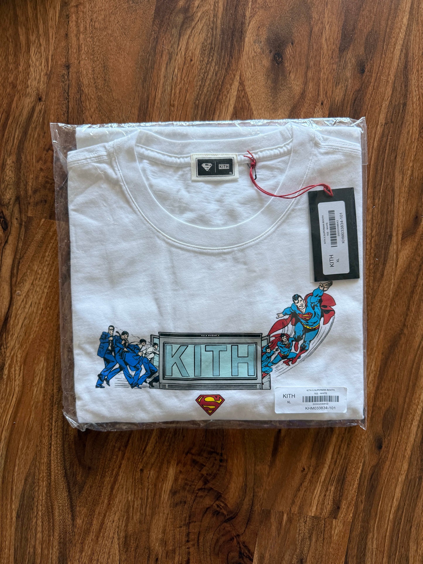 Kith x Superman Booth Vintage Tee White