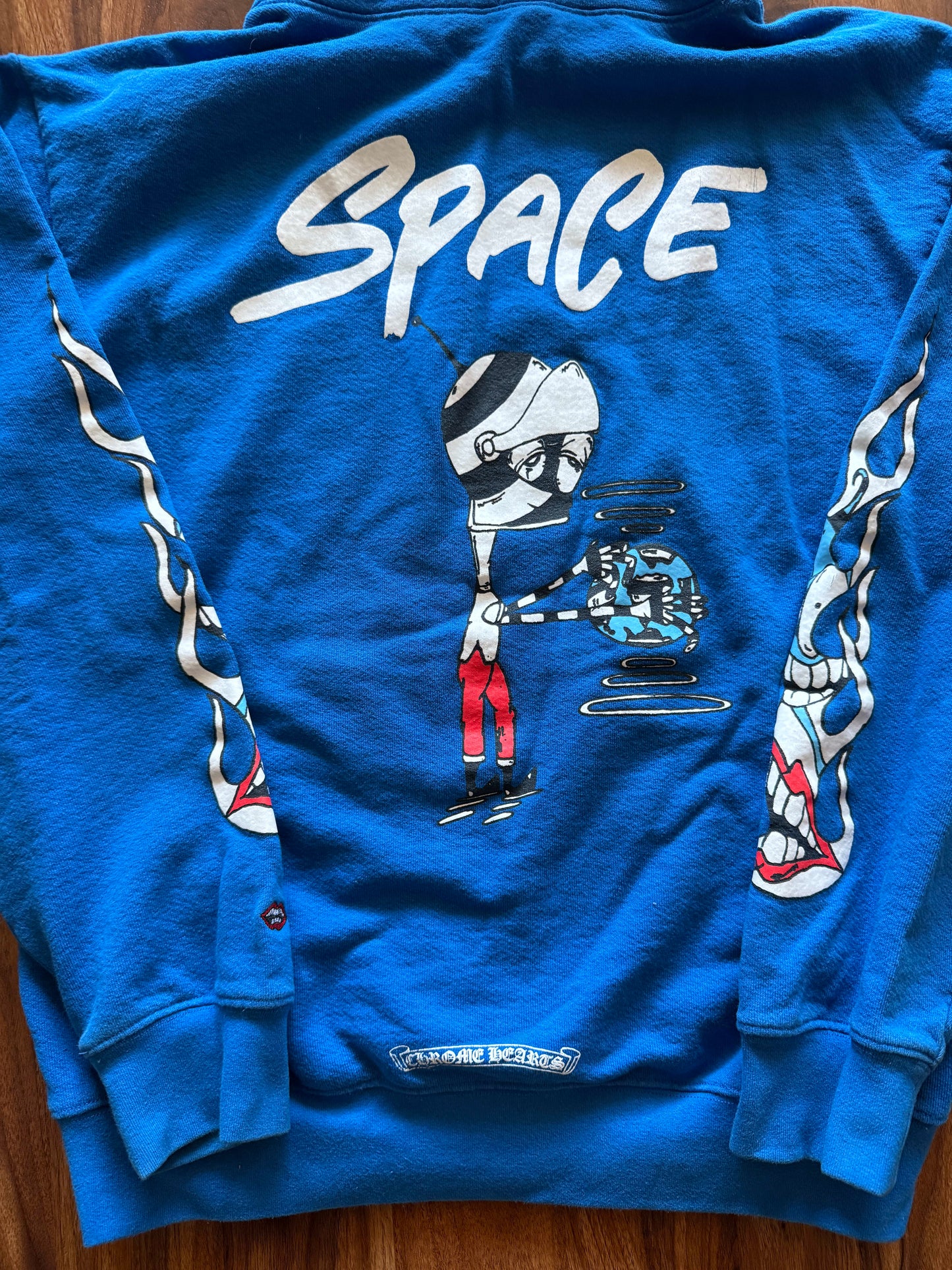 Chrome Hearts Matty Boy Space Hoodie Blue