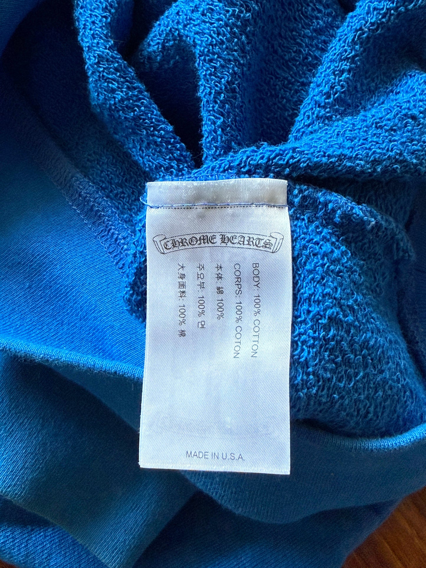 Chrome Hearts Matty Boy Space Hoodie Blue