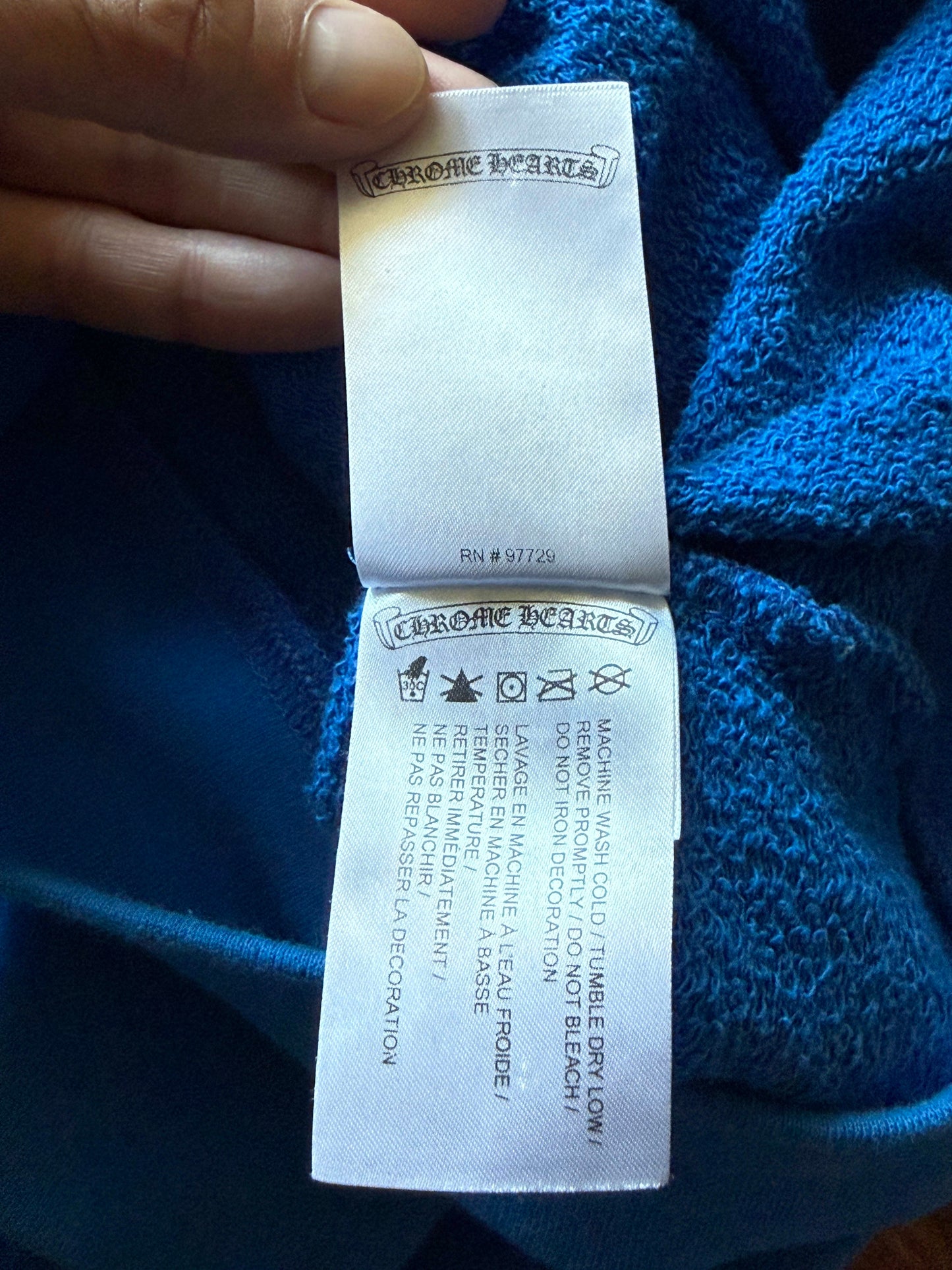 Chrome Hearts Matty Boy Space Hoodie Blue