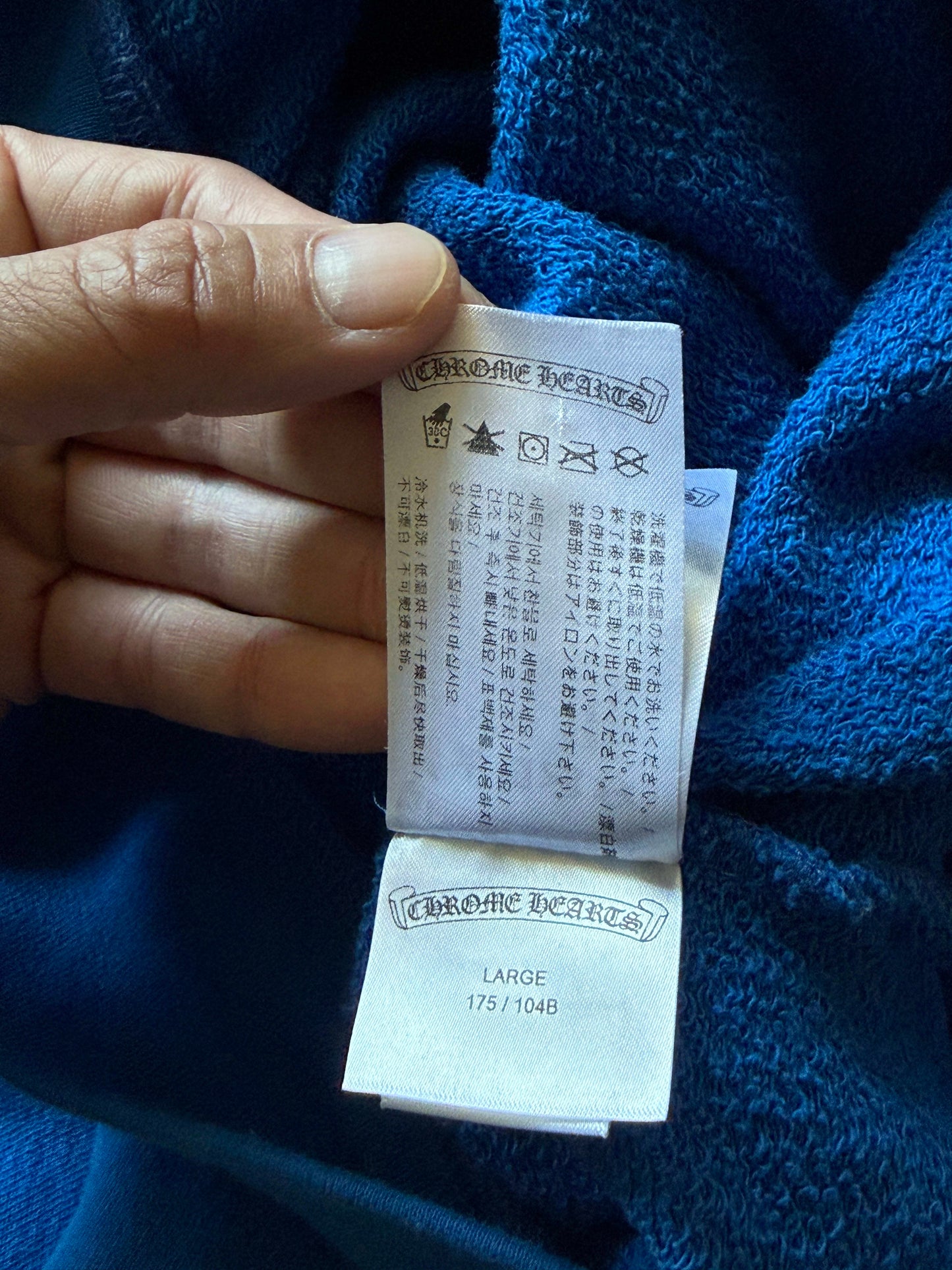 Chrome Hearts Matty Boy Space Hoodie Blue