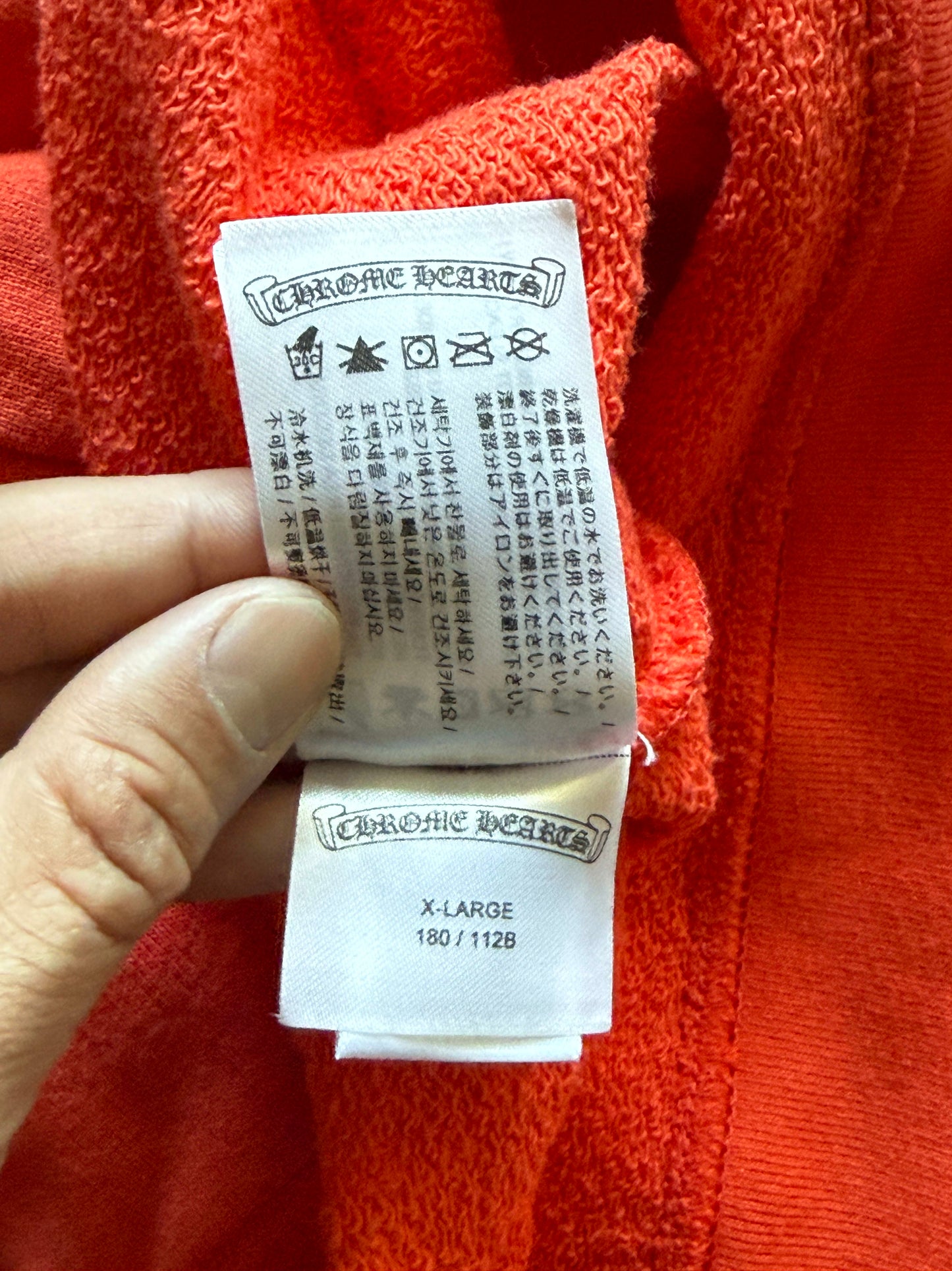 Chrome Hearts Matty Boy Sadistic Lipstick Hoodie Red