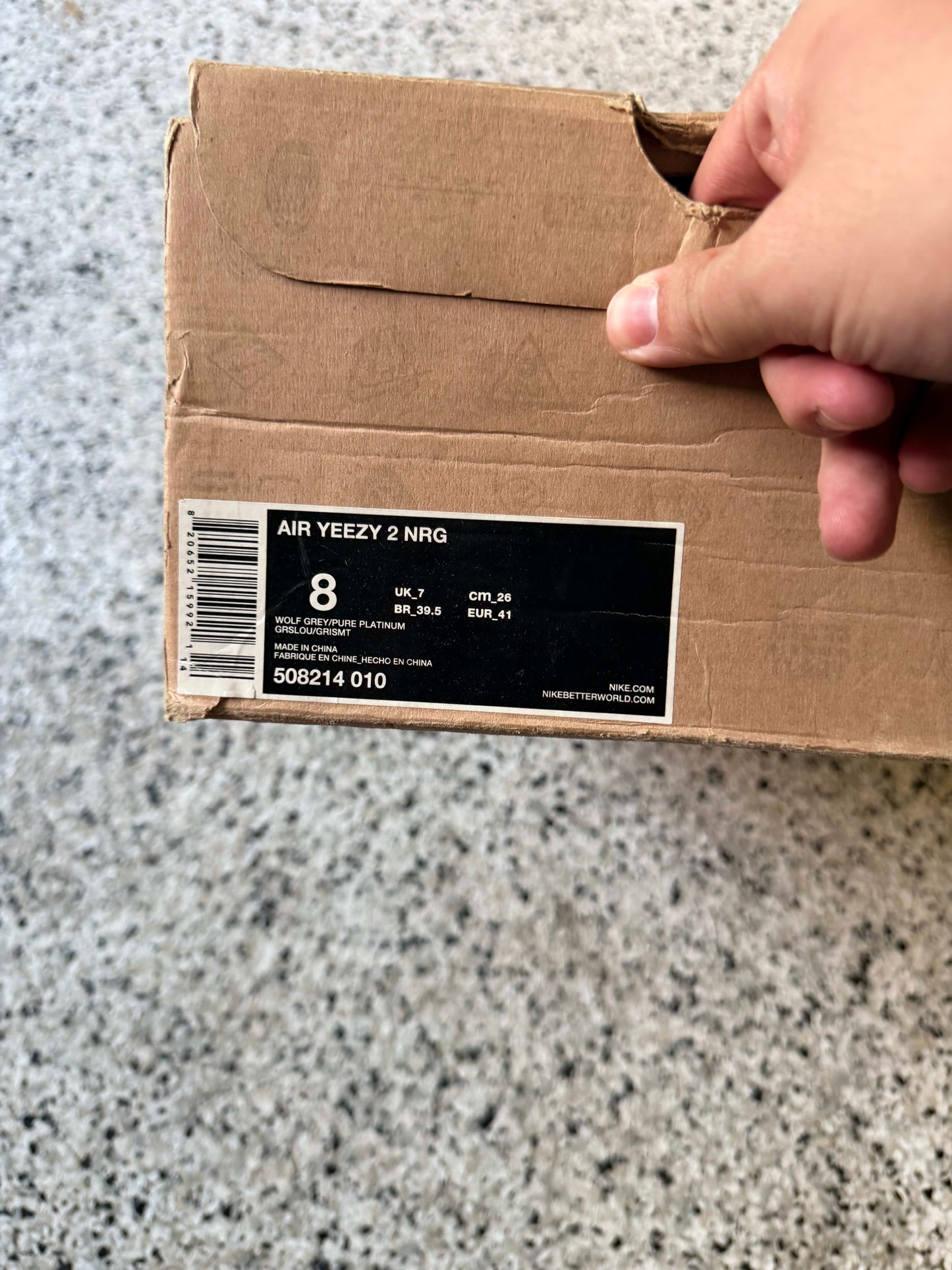 [HY3374] Nike Air Yeezy 2 Pure Platinum