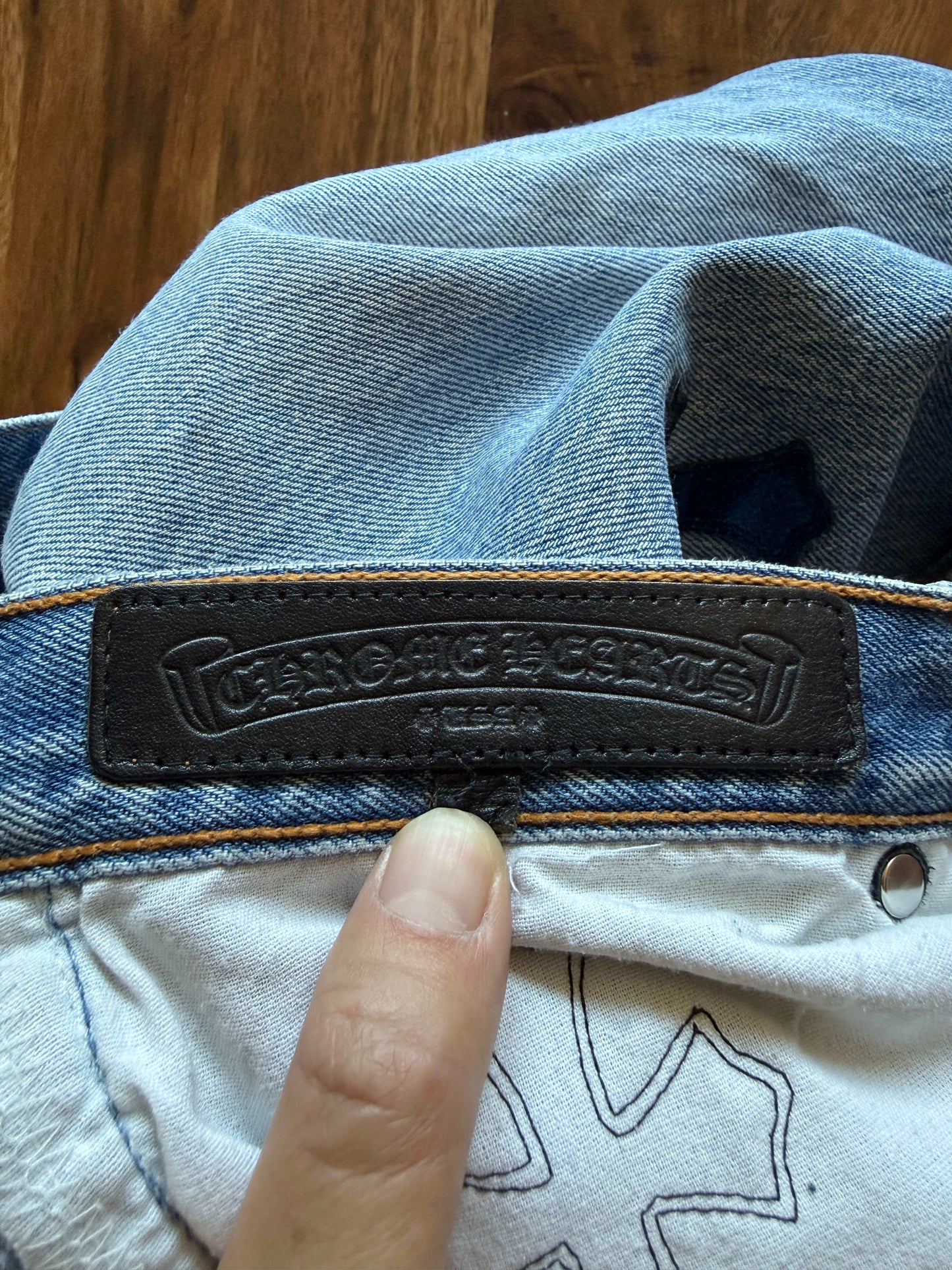 Chrome Hearts Galaxy Patch Denim Jeans