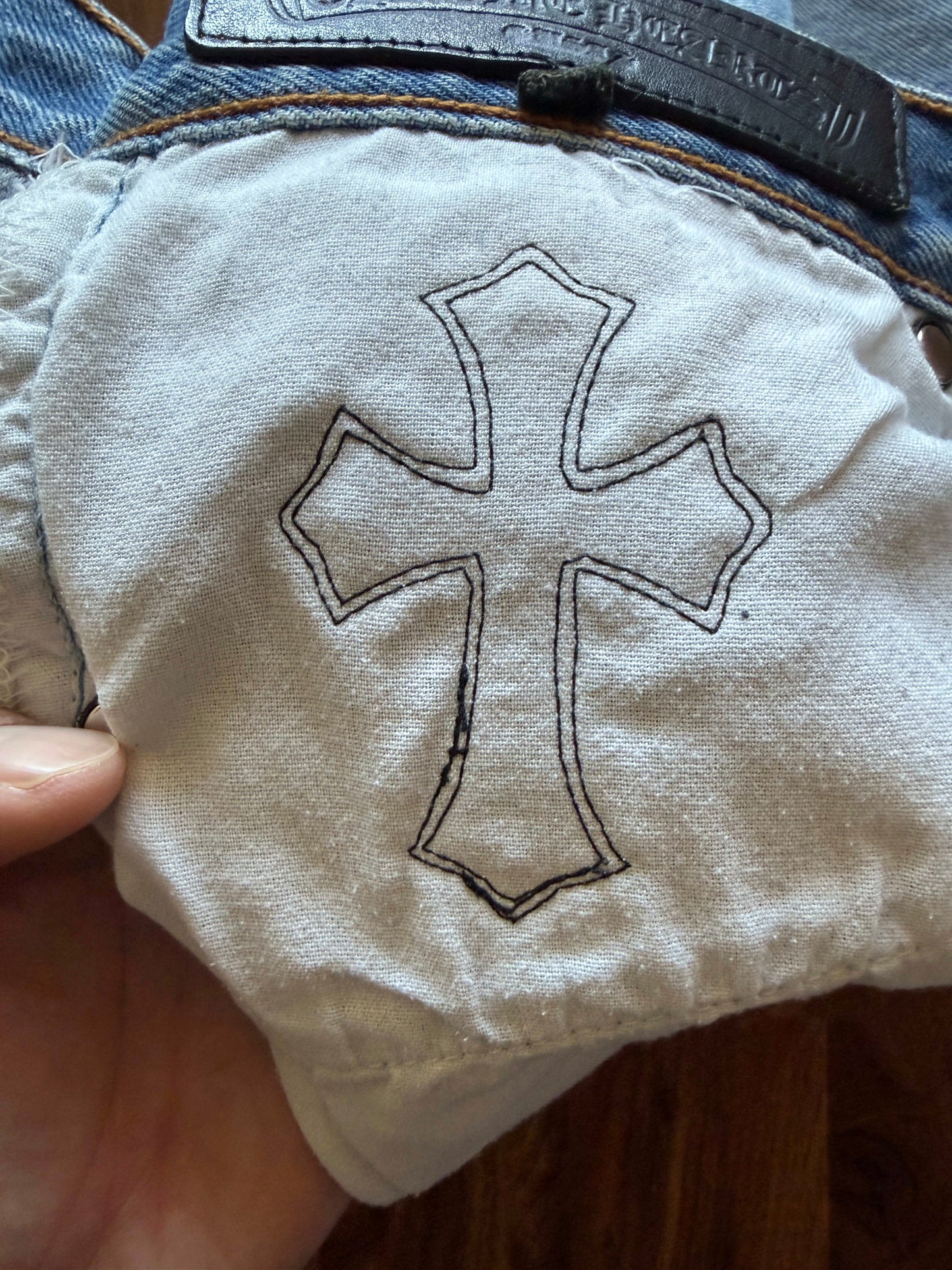 Chrome Hearts Galaxy Patch Denim Jeans
